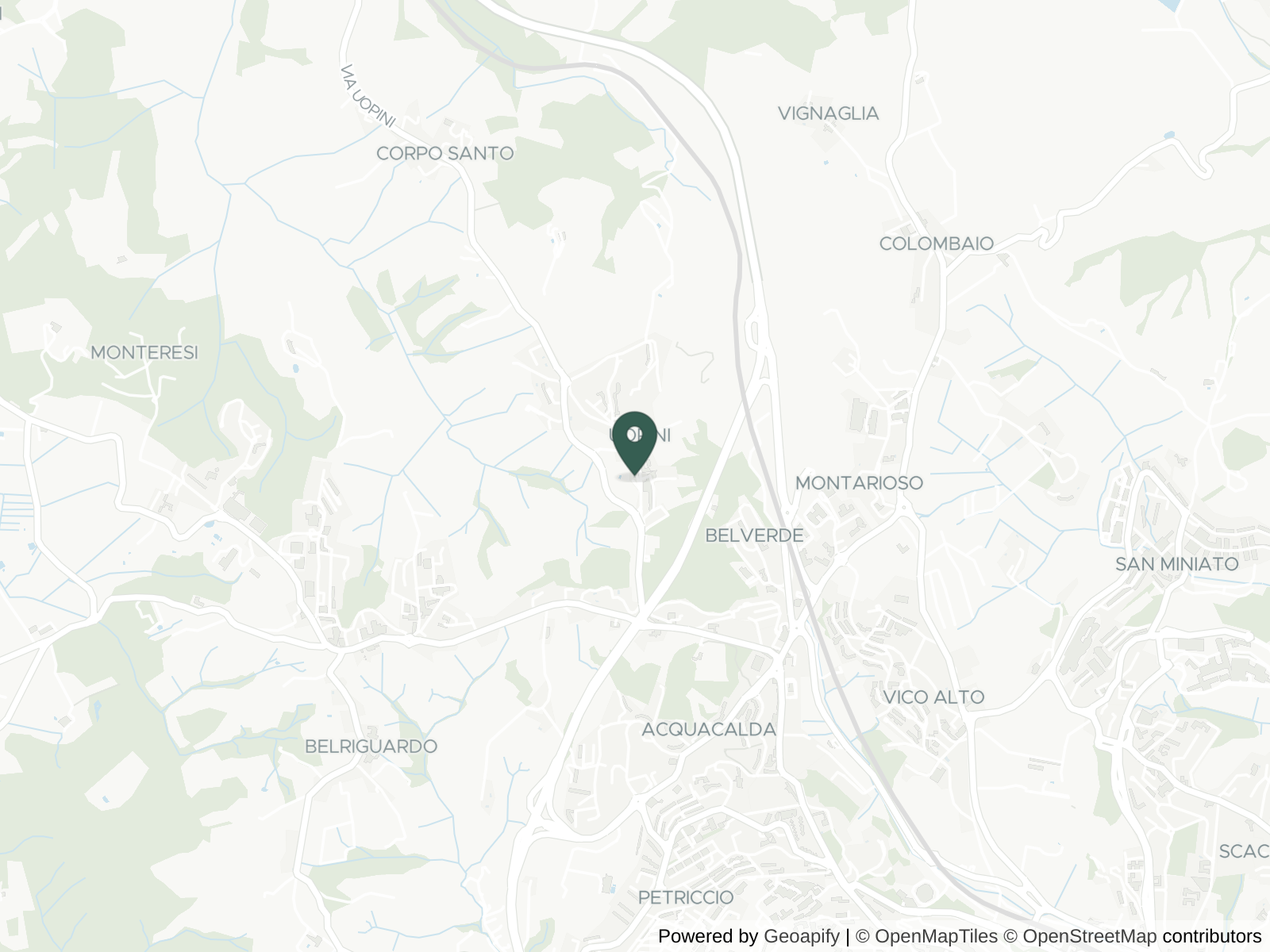 Map of Agriturismo country