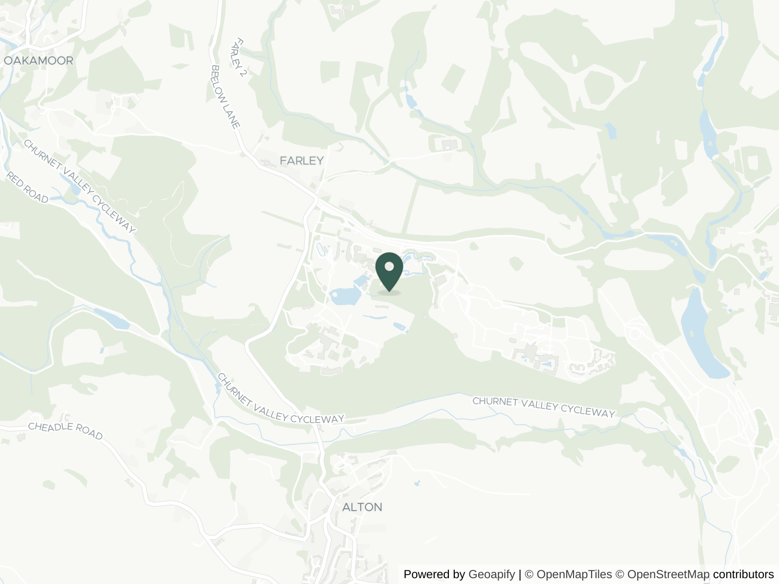 Map of Alton Towers
