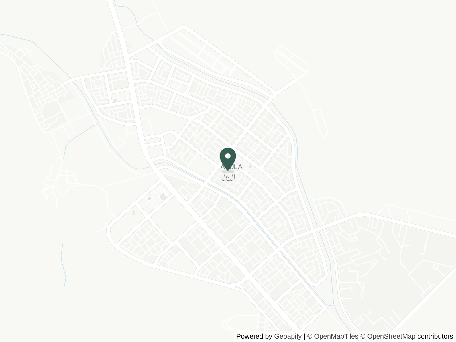 Map of AlUla