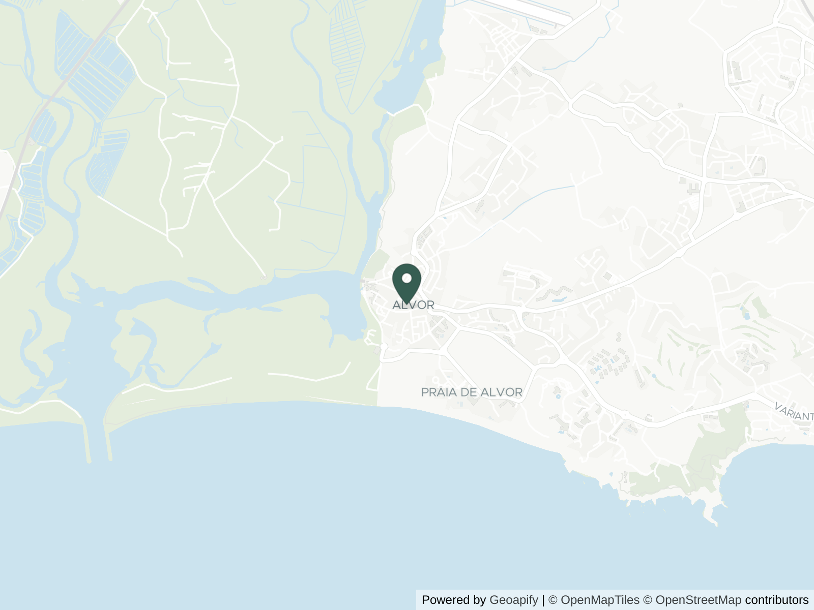 Map of Alvor