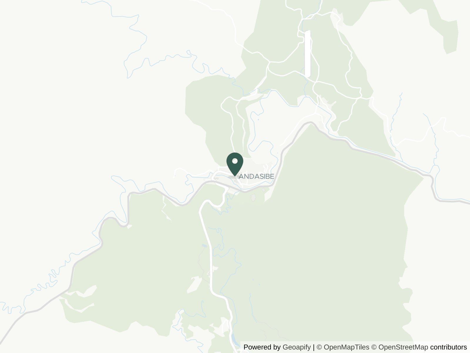 Map of Andasibe