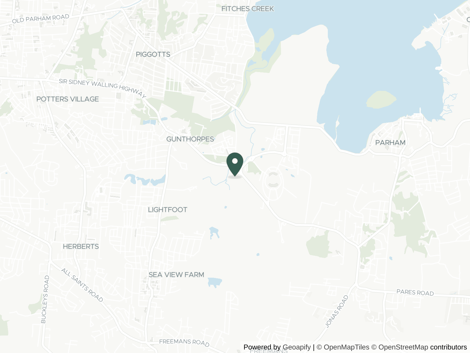 Map of Antigua