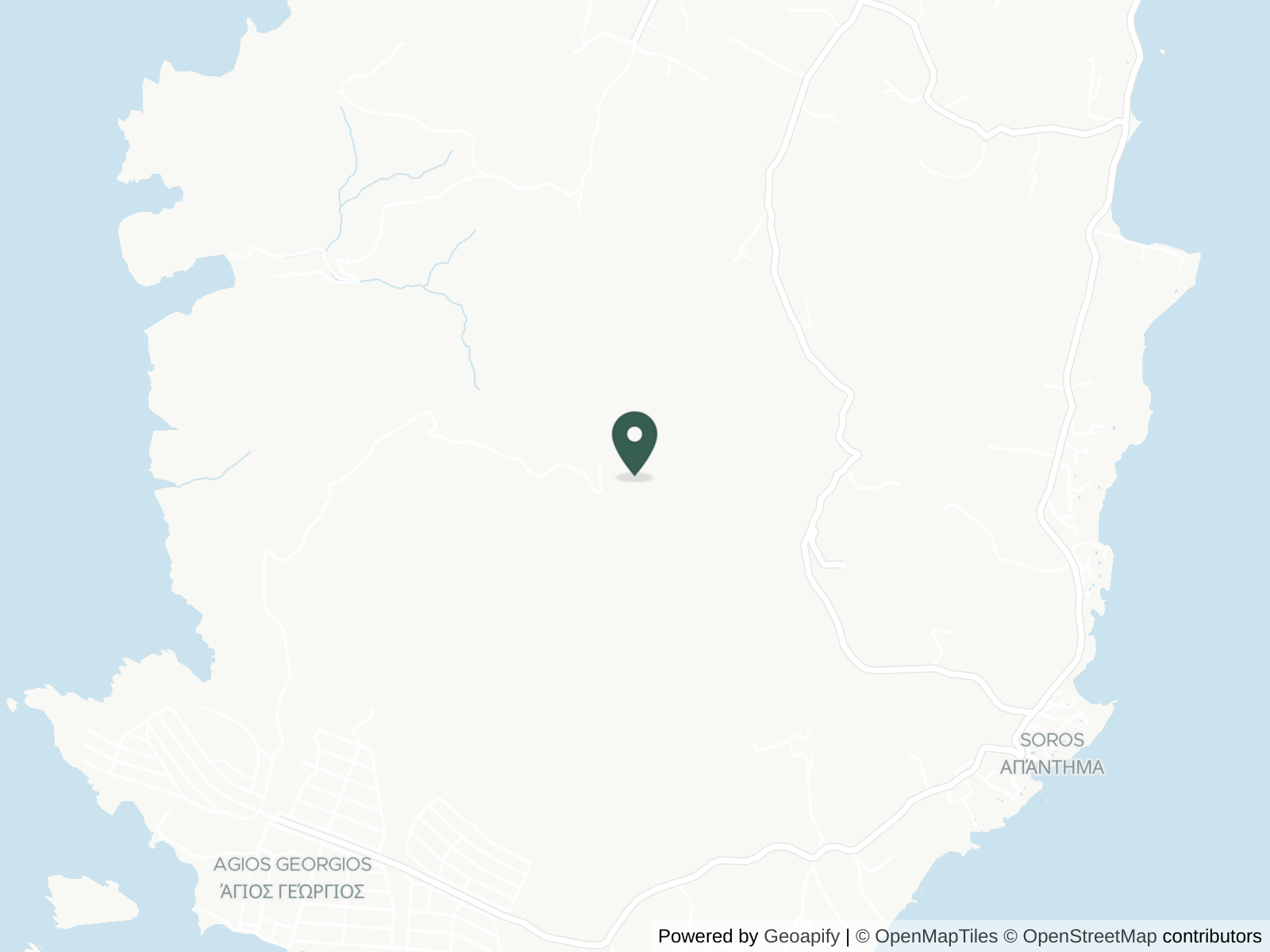 Map of Antiparos