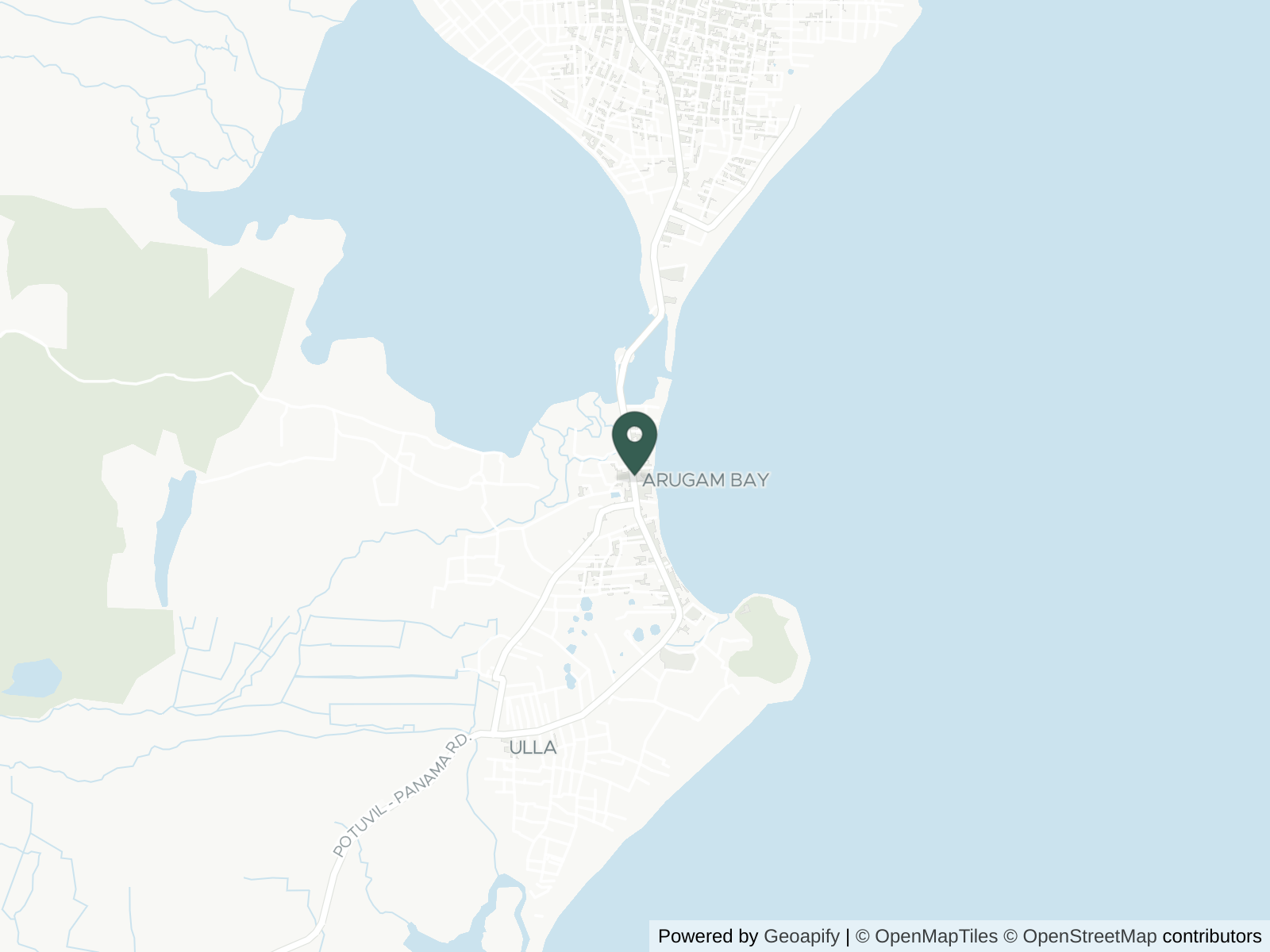 Map of Arugam Bay