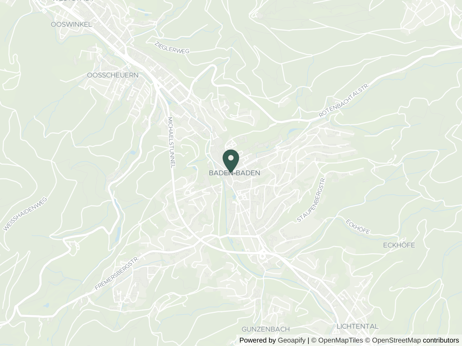 Map of Baden-Baden
