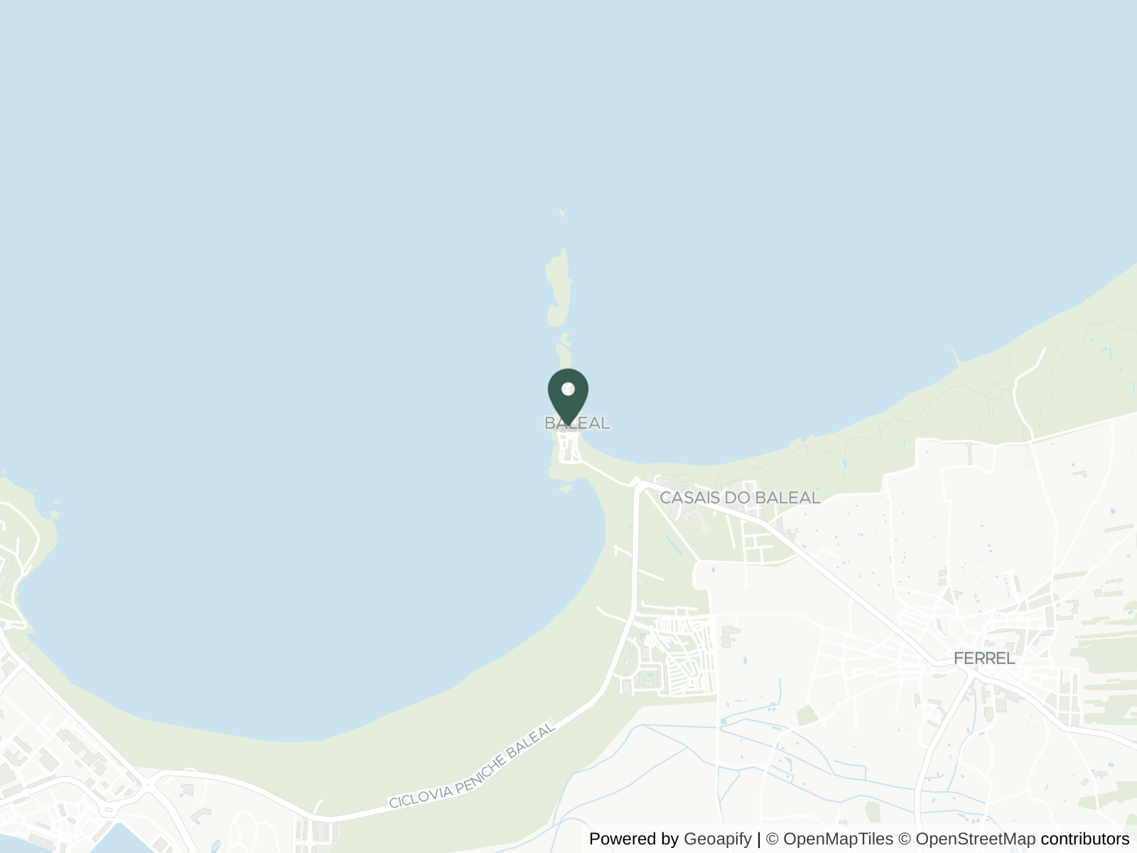Map of Baleal