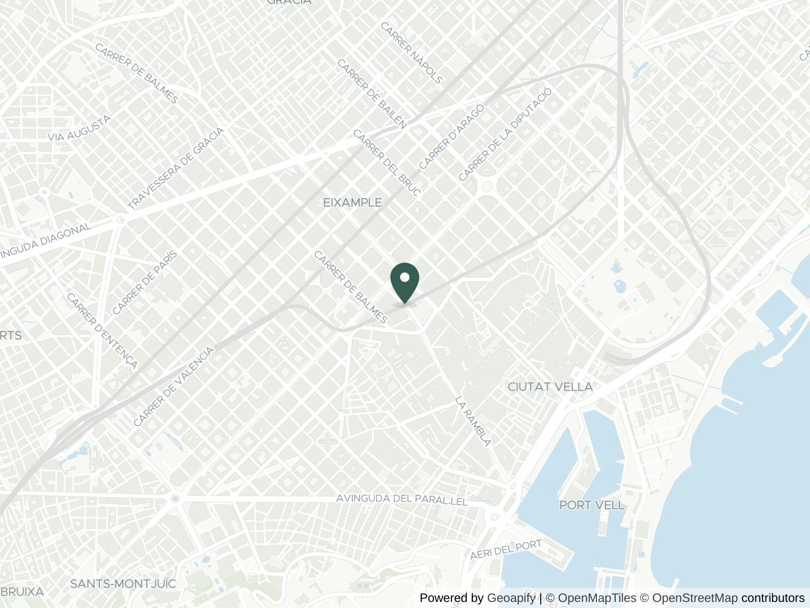 Map of Barcelona
