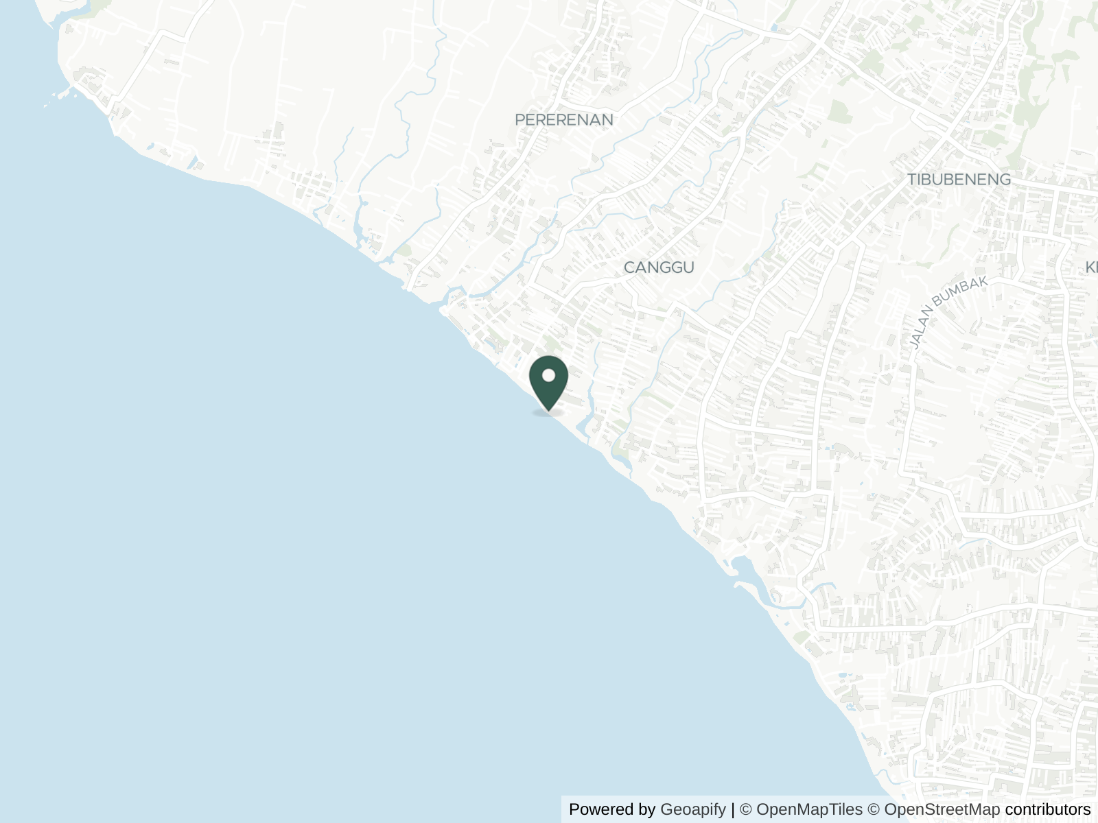 Map of Batu Bolong