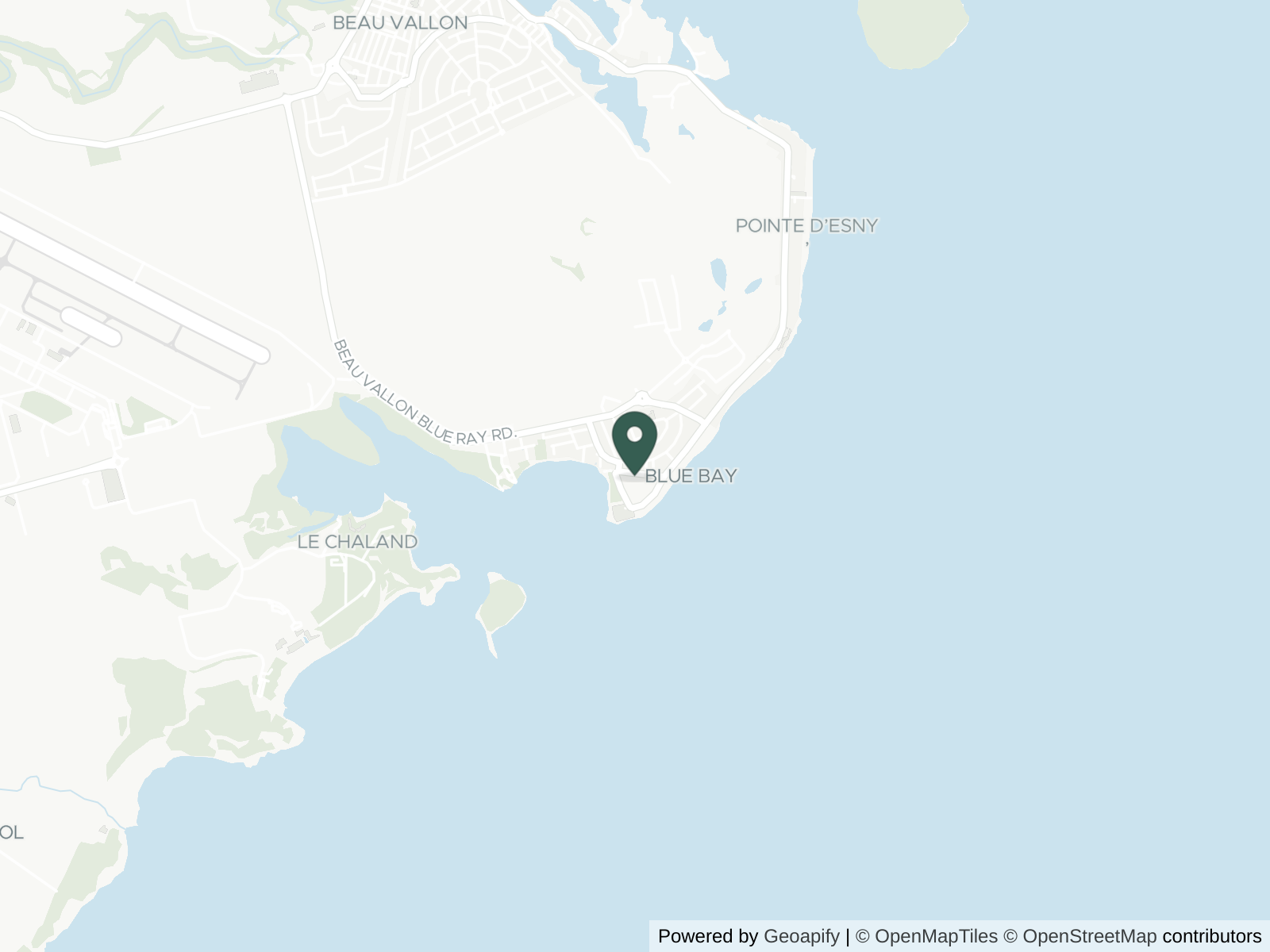 Map of Blue Bay