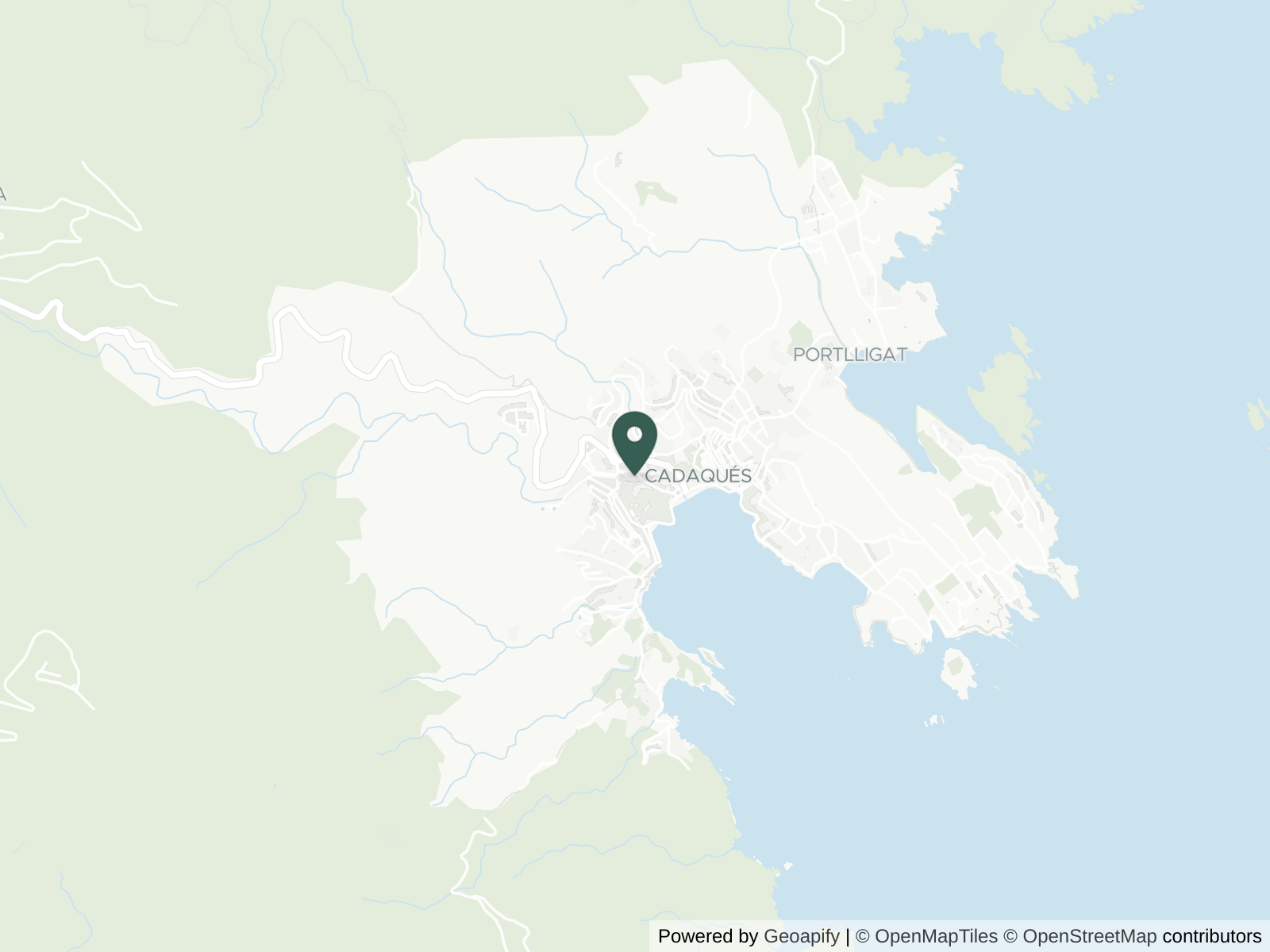 Map of Cadaqués
