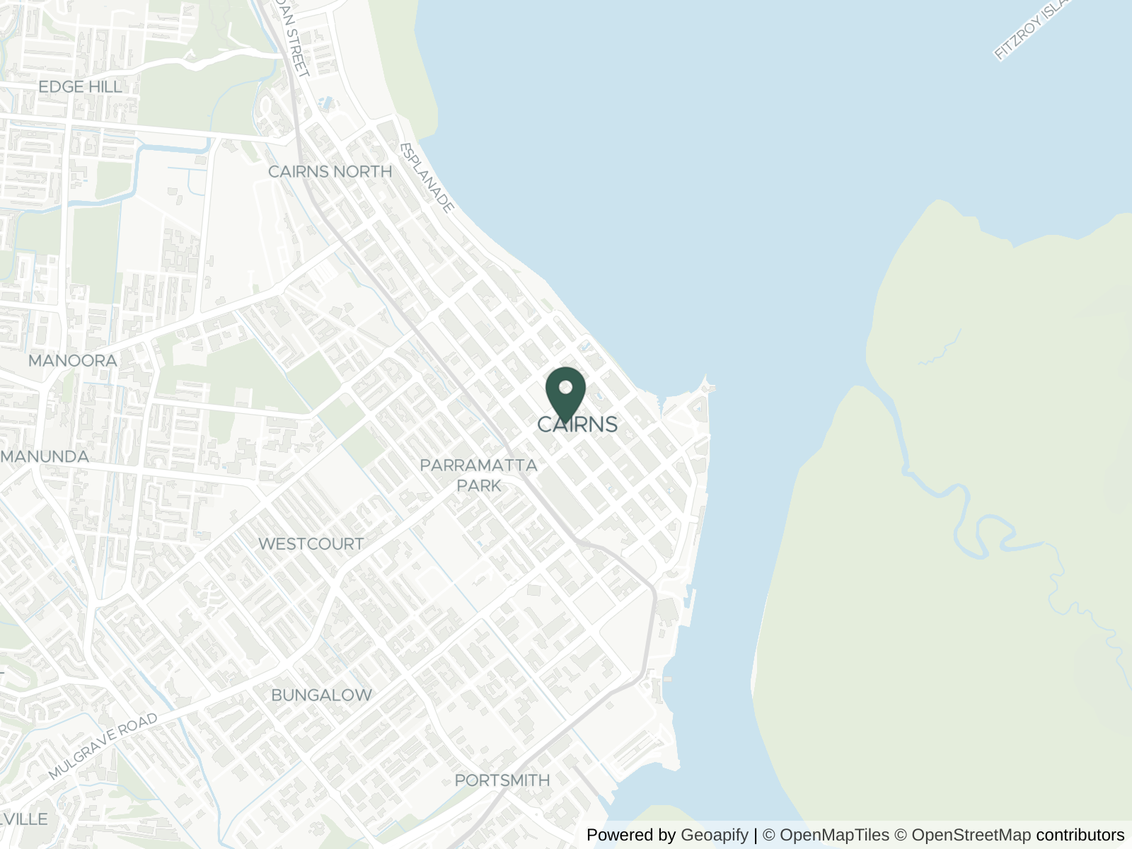 Map of Cairns
