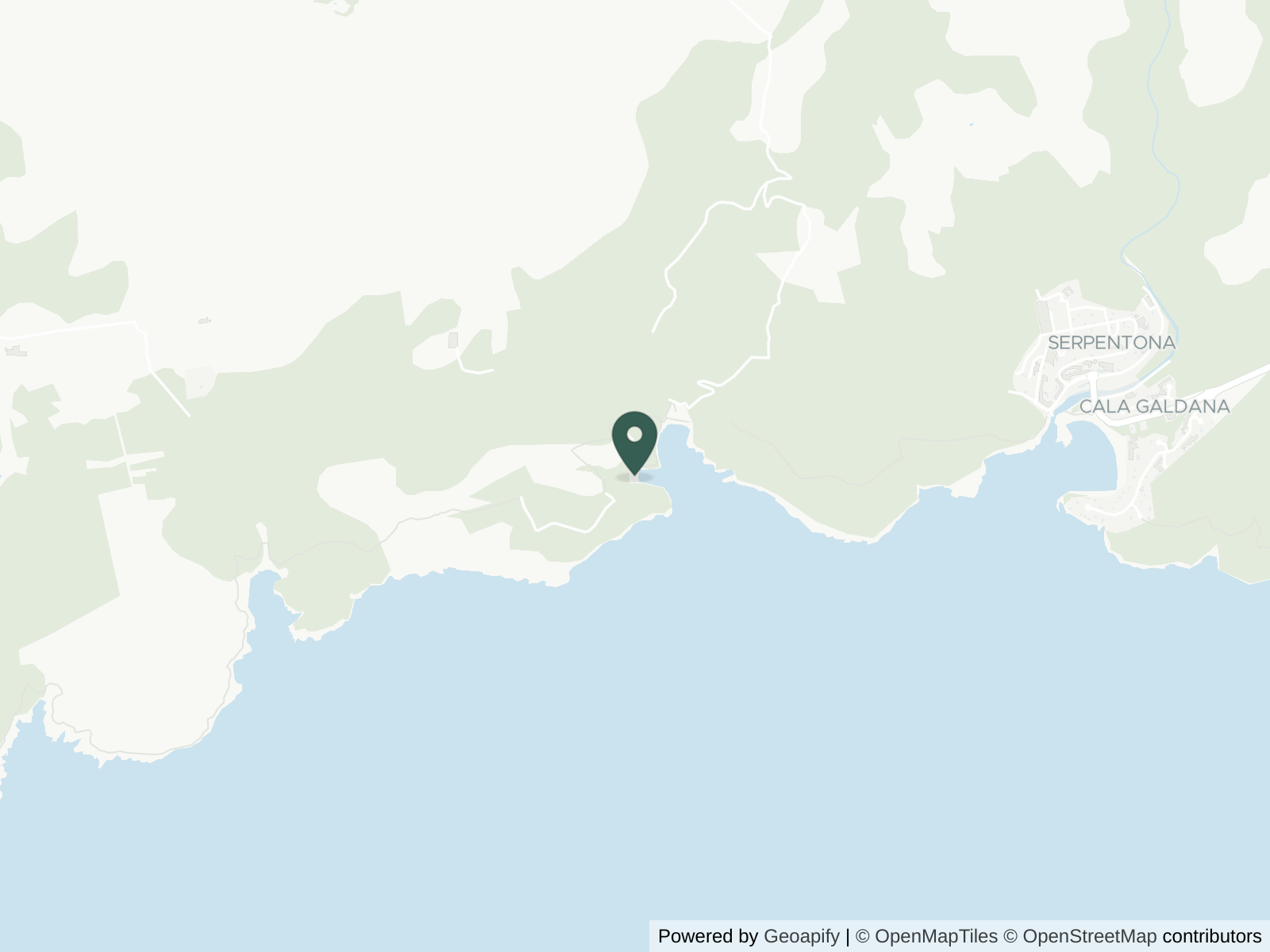 Map of Cala Macarelleta
