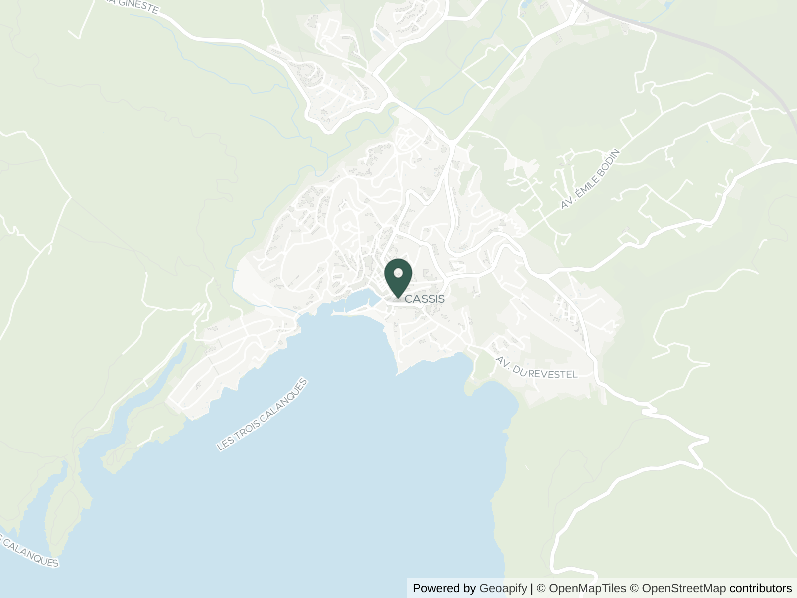 Map of Calanque d'En-Vau