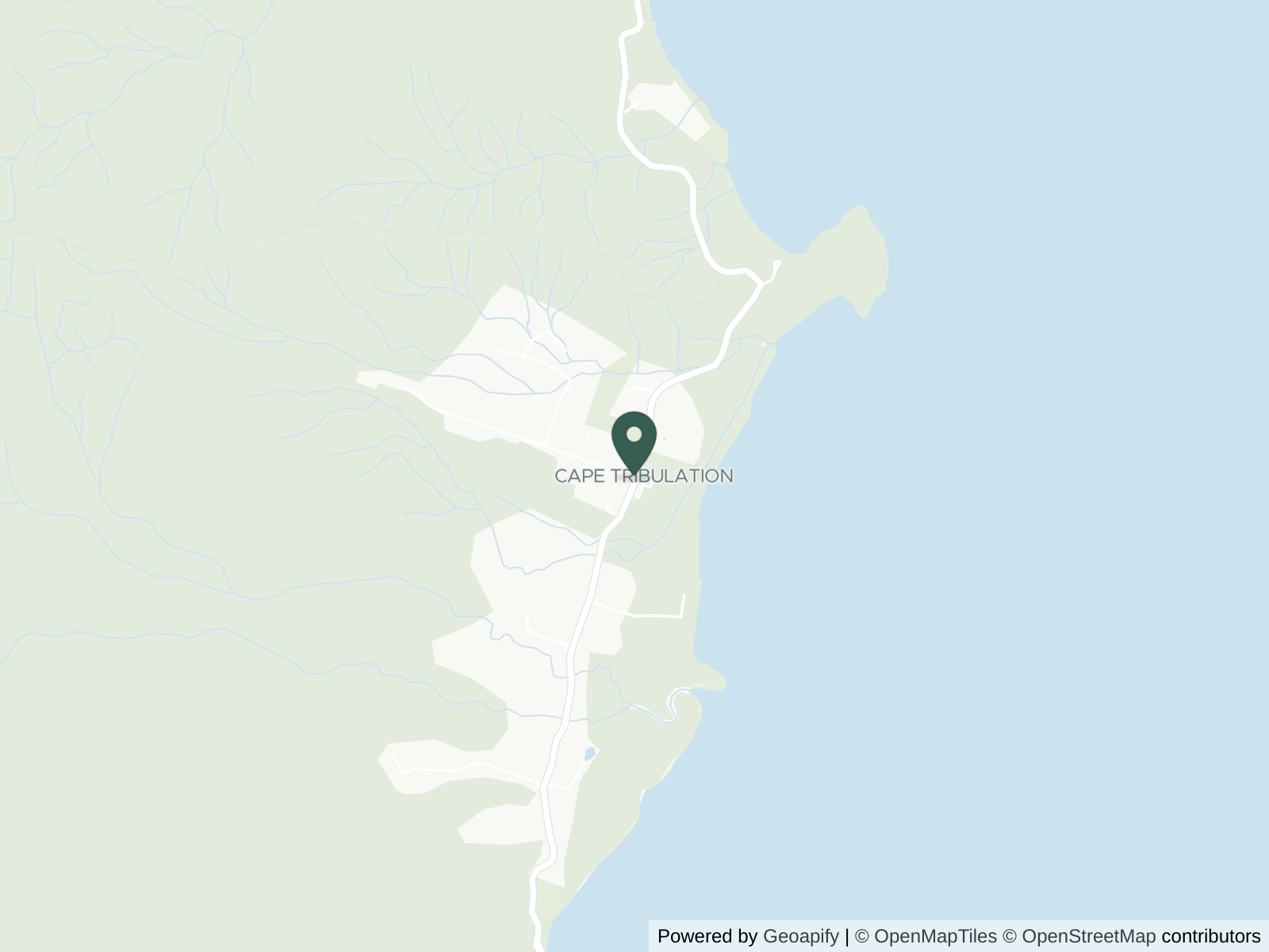 Map of Cape Tribulation