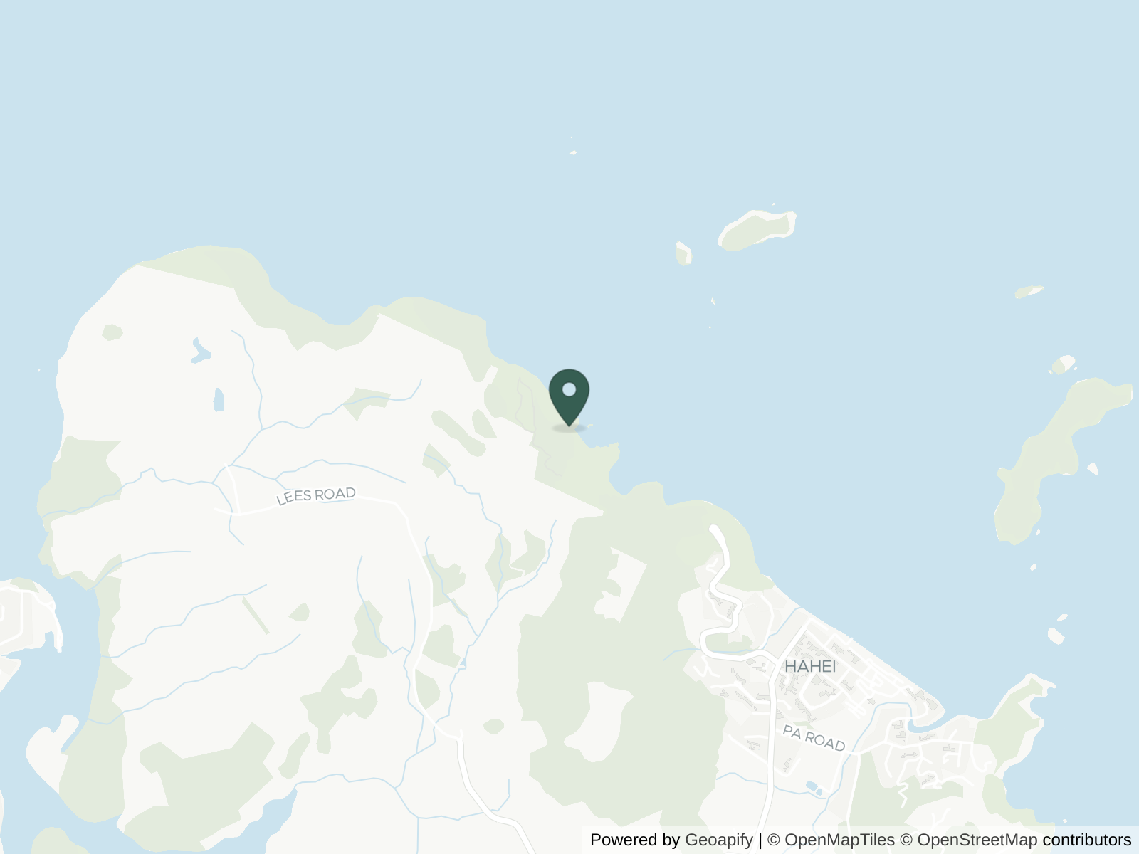 Map of Cathedral Cove
