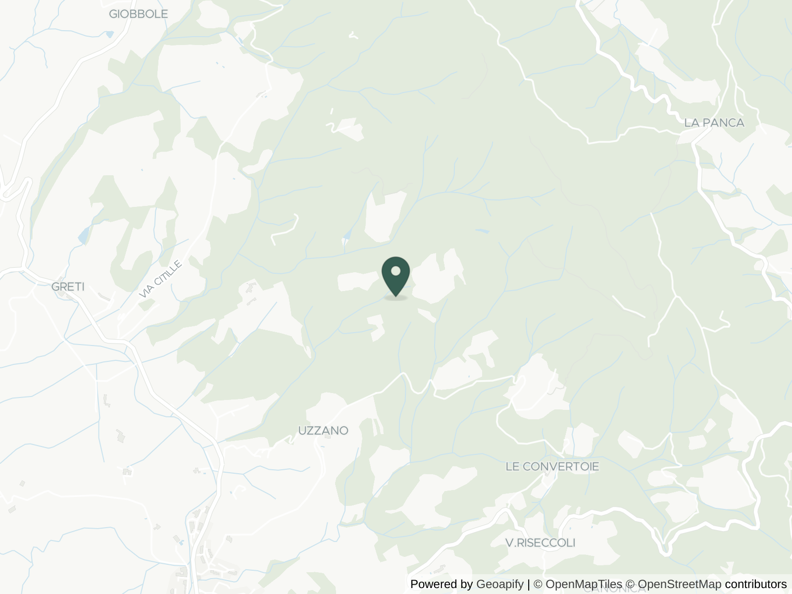 Map of Chianti