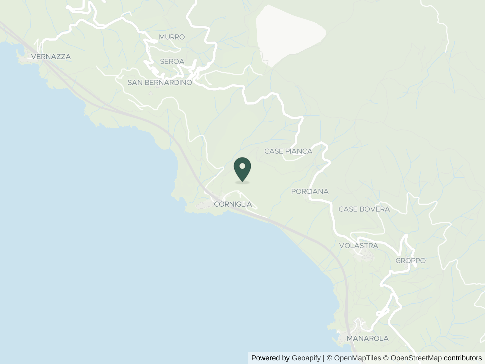 Map of Cinque Terre