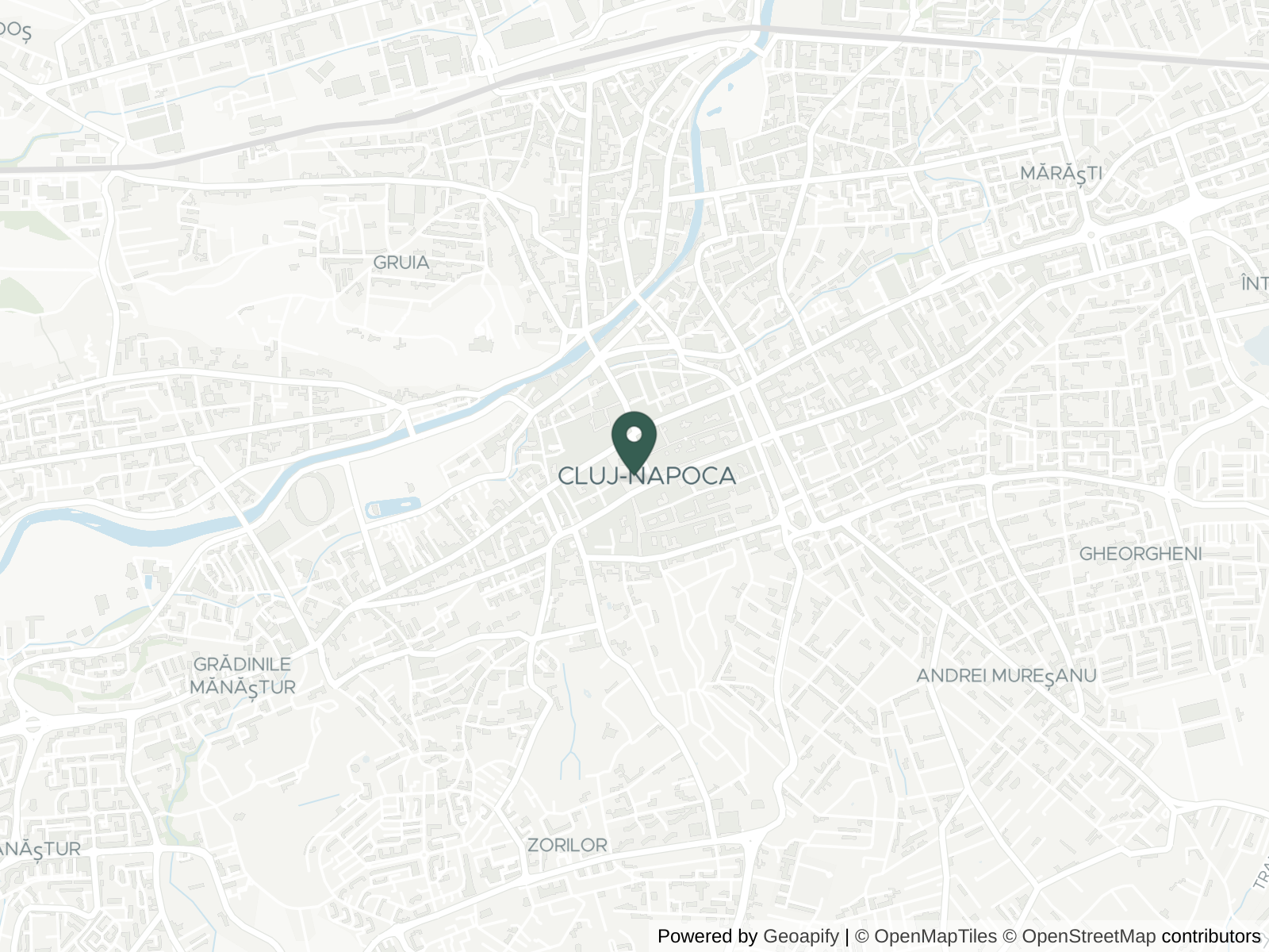 Map of Cluj-Napoca