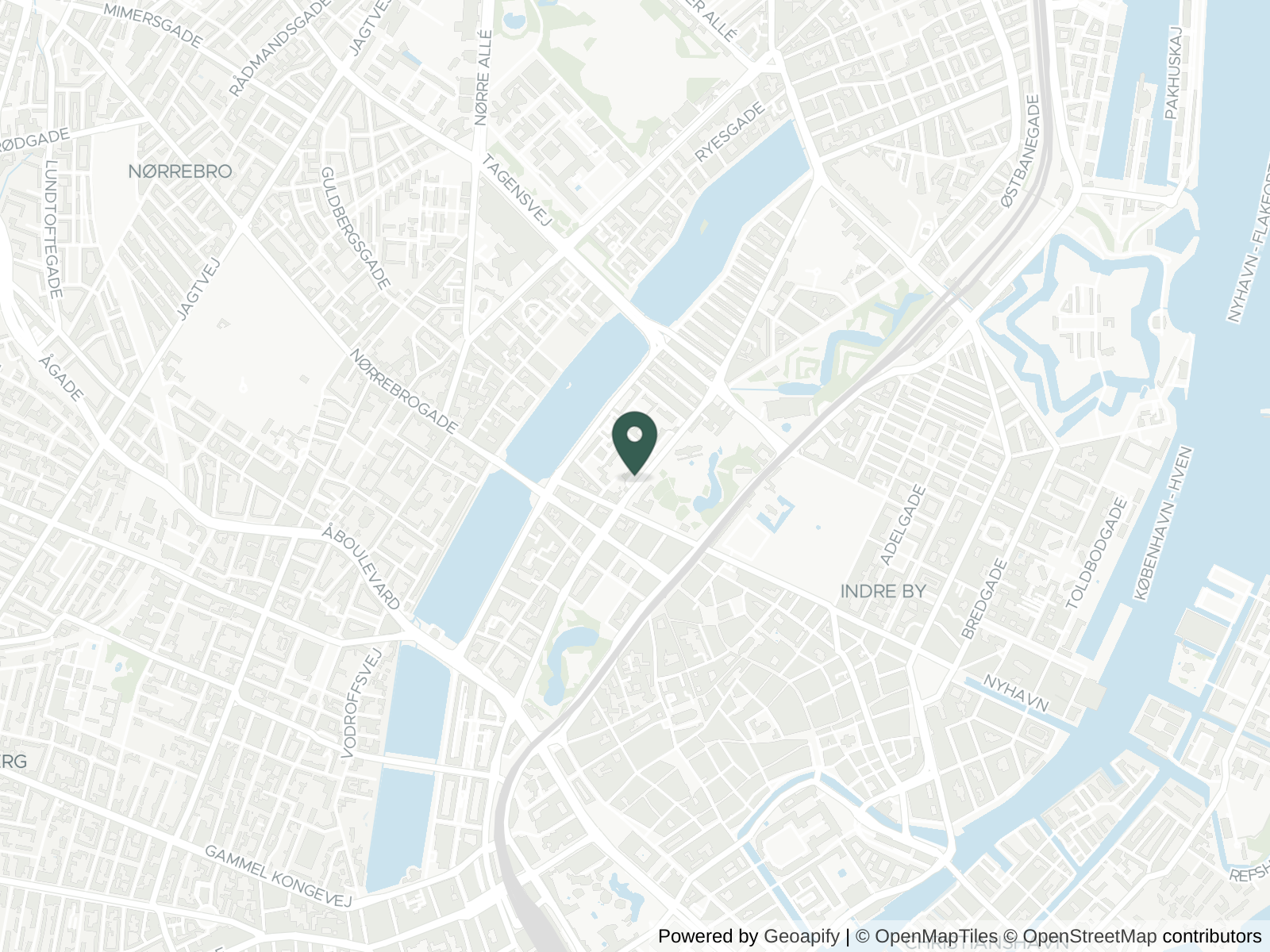 Map of Copenhagen