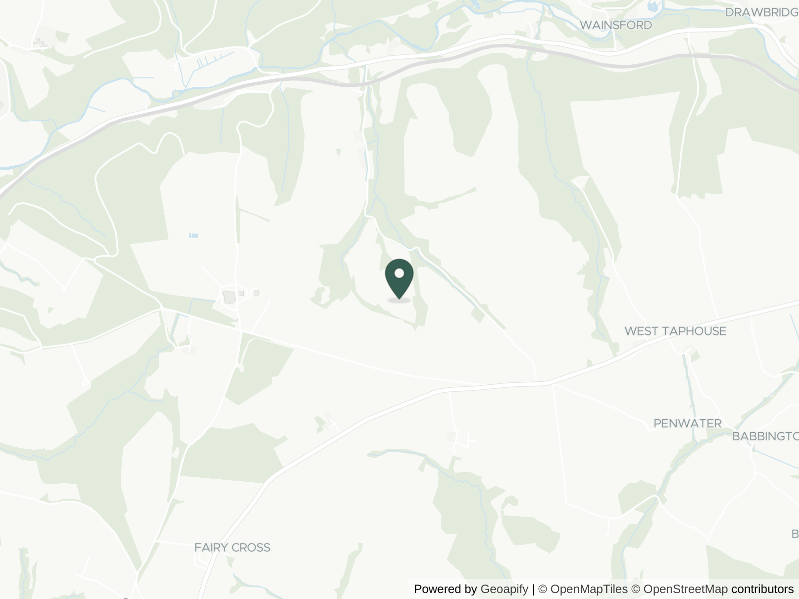 Map of Cornwall