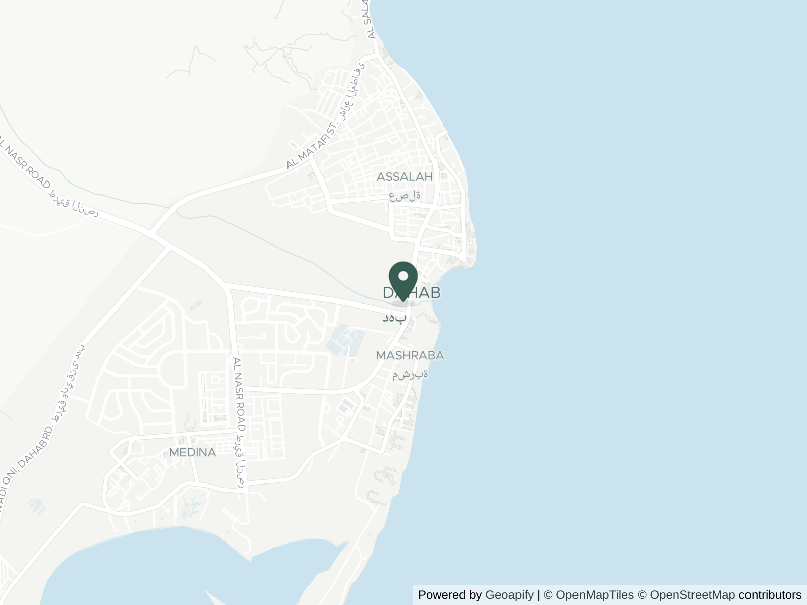 Map of Dahab