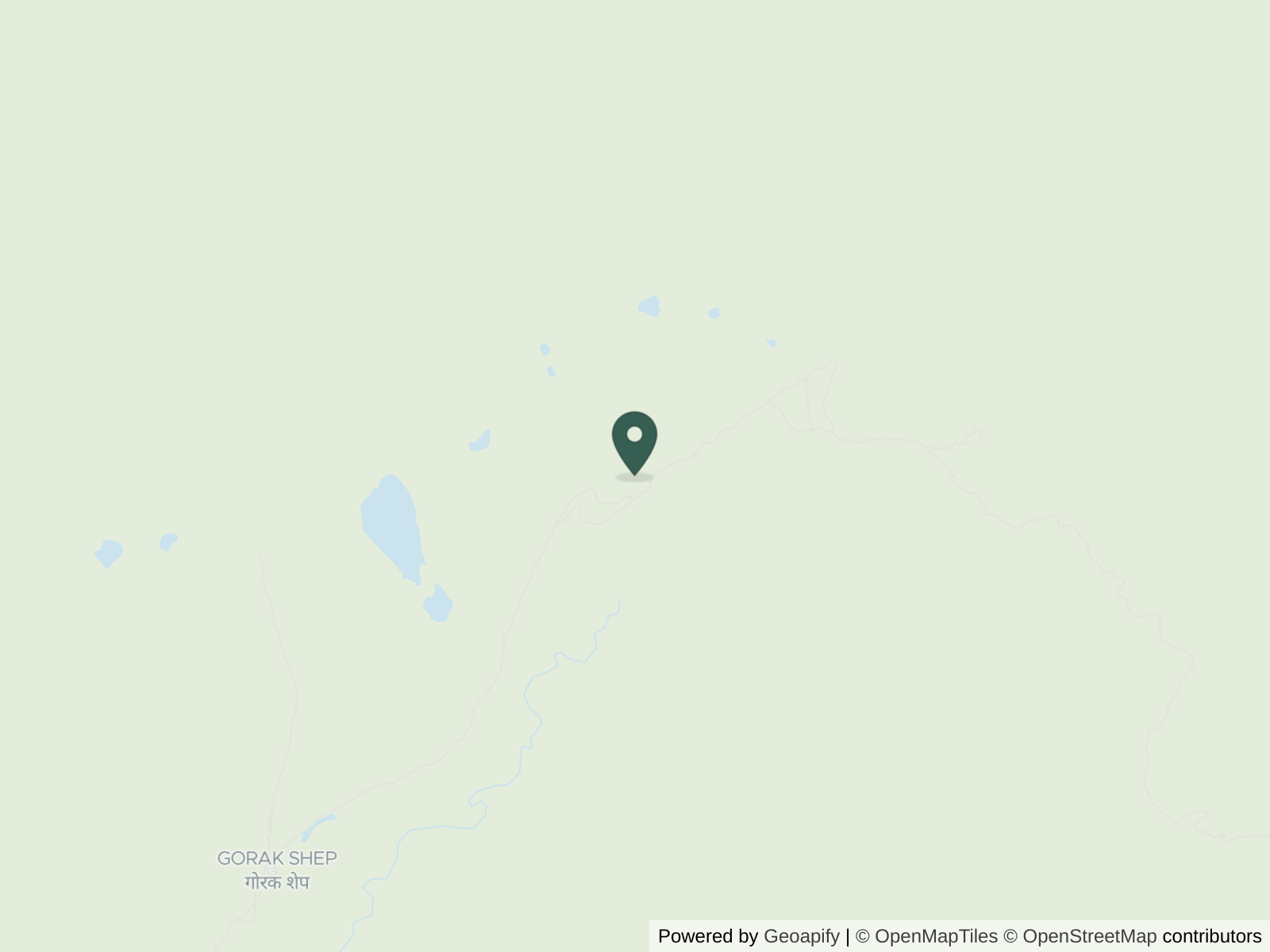 Map of Everest Base Camp