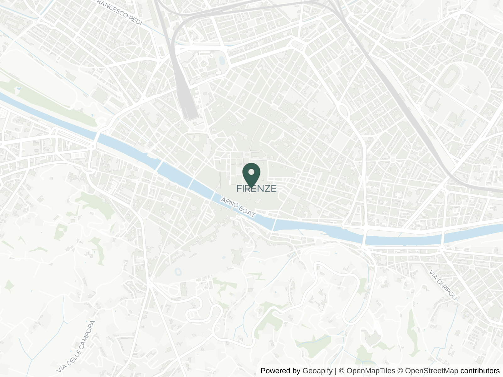 Map of Florence