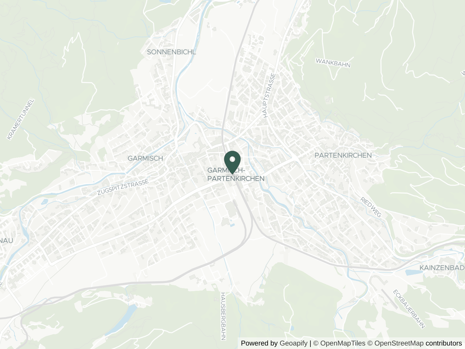 Map of Garmisch-Partenkirchen