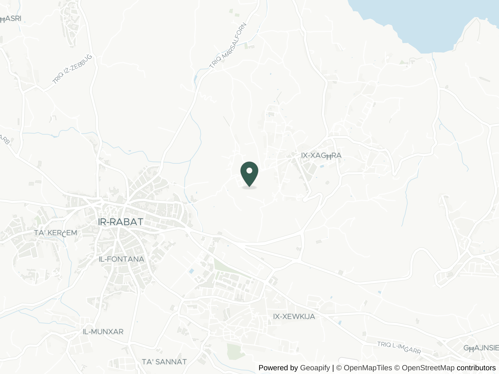 Map of Gozo