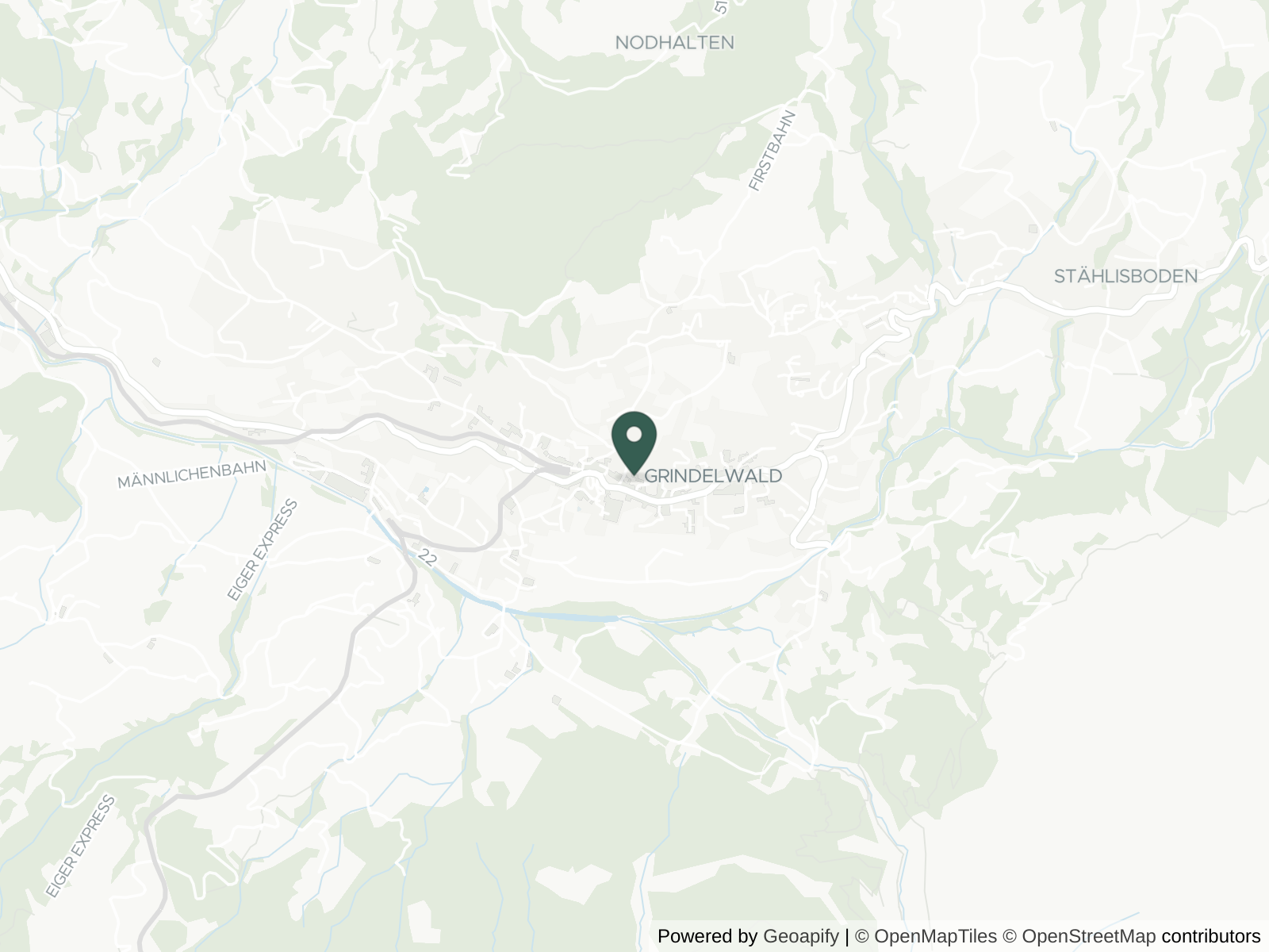 Map of Grindelwald