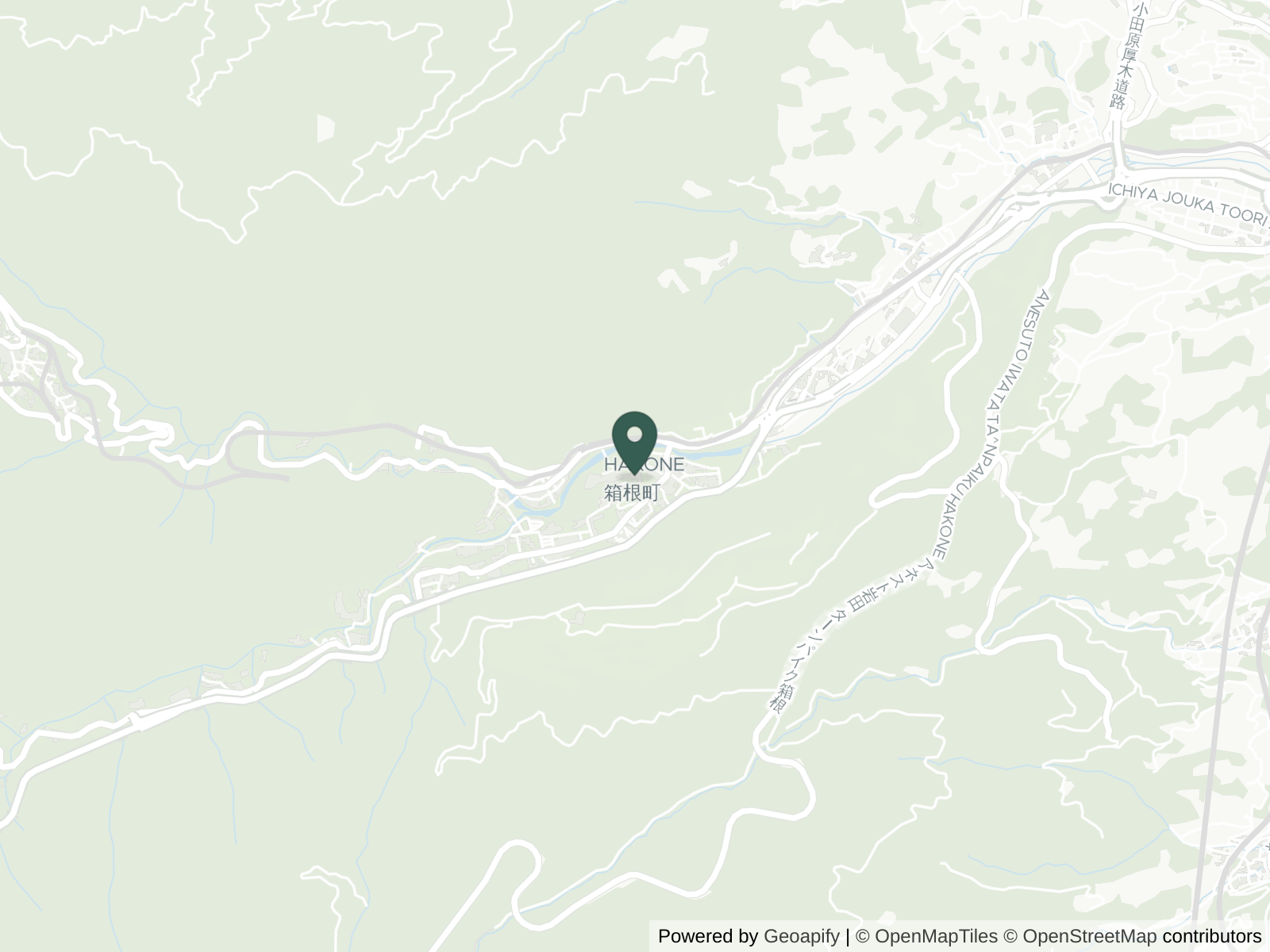 Map of Hakone