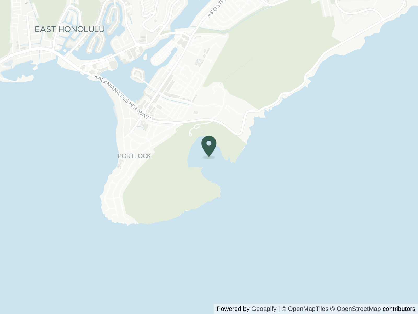 Map of Hanauma Bay