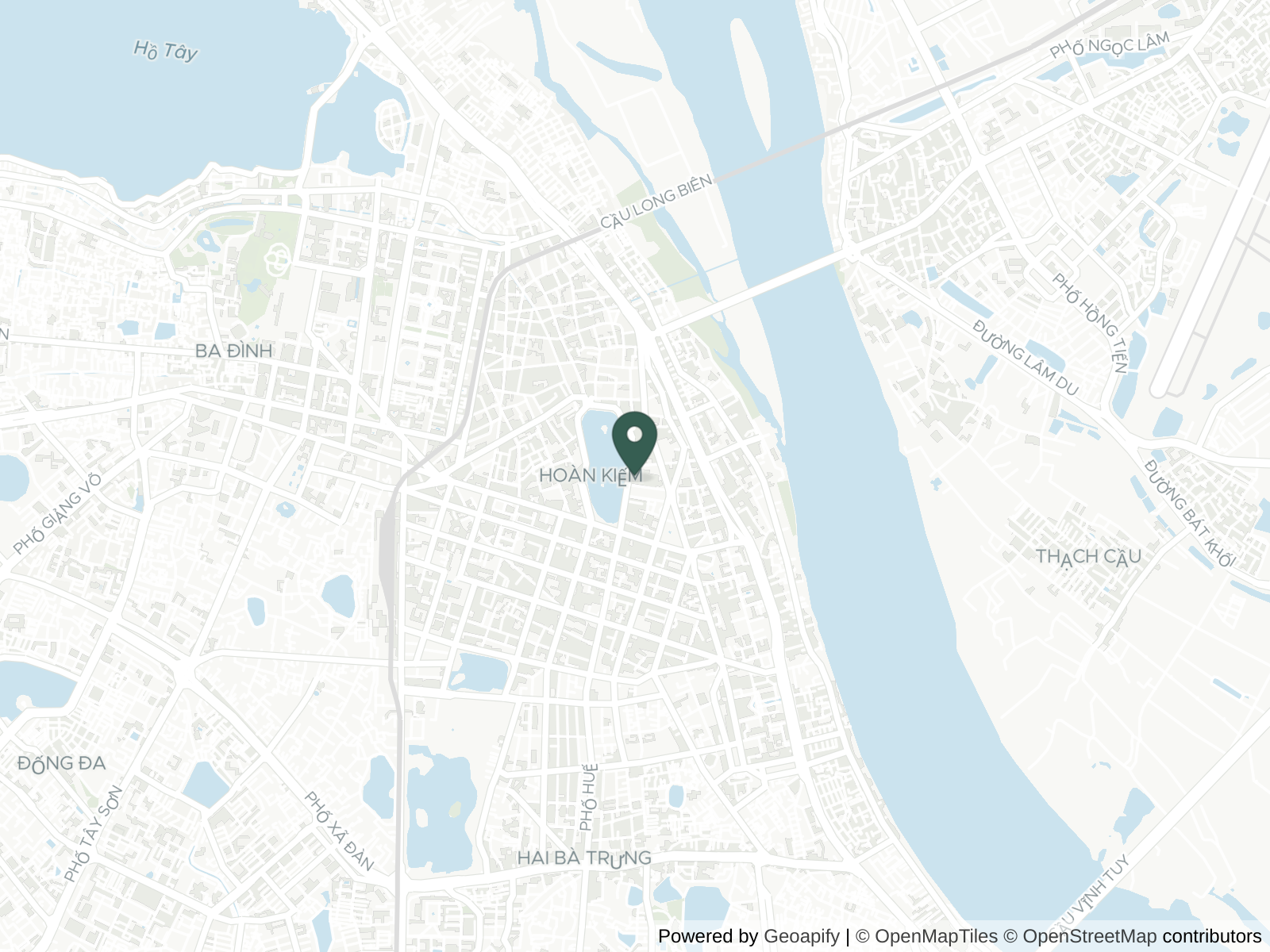 Map of Hanoi