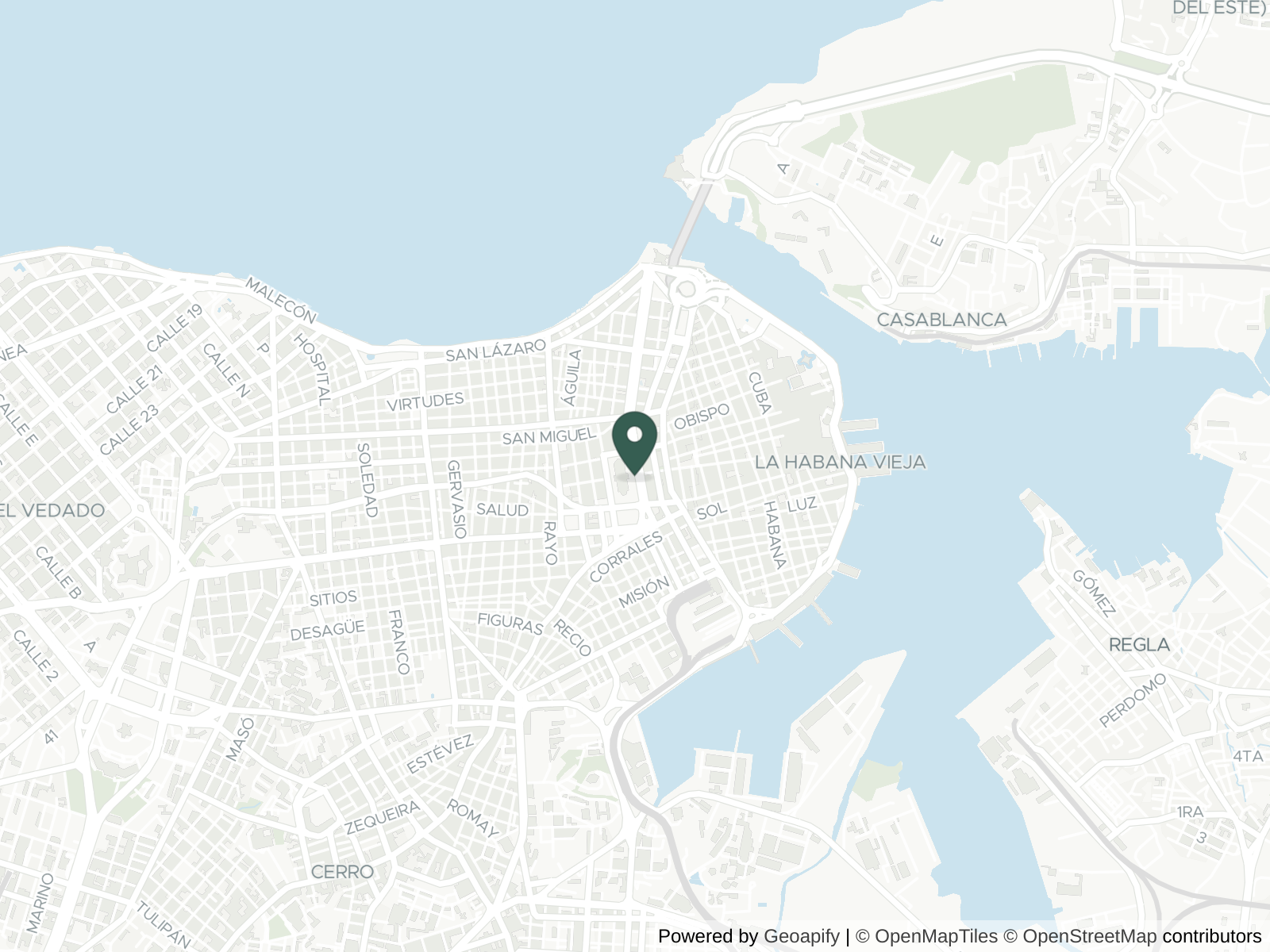 Map of Havana