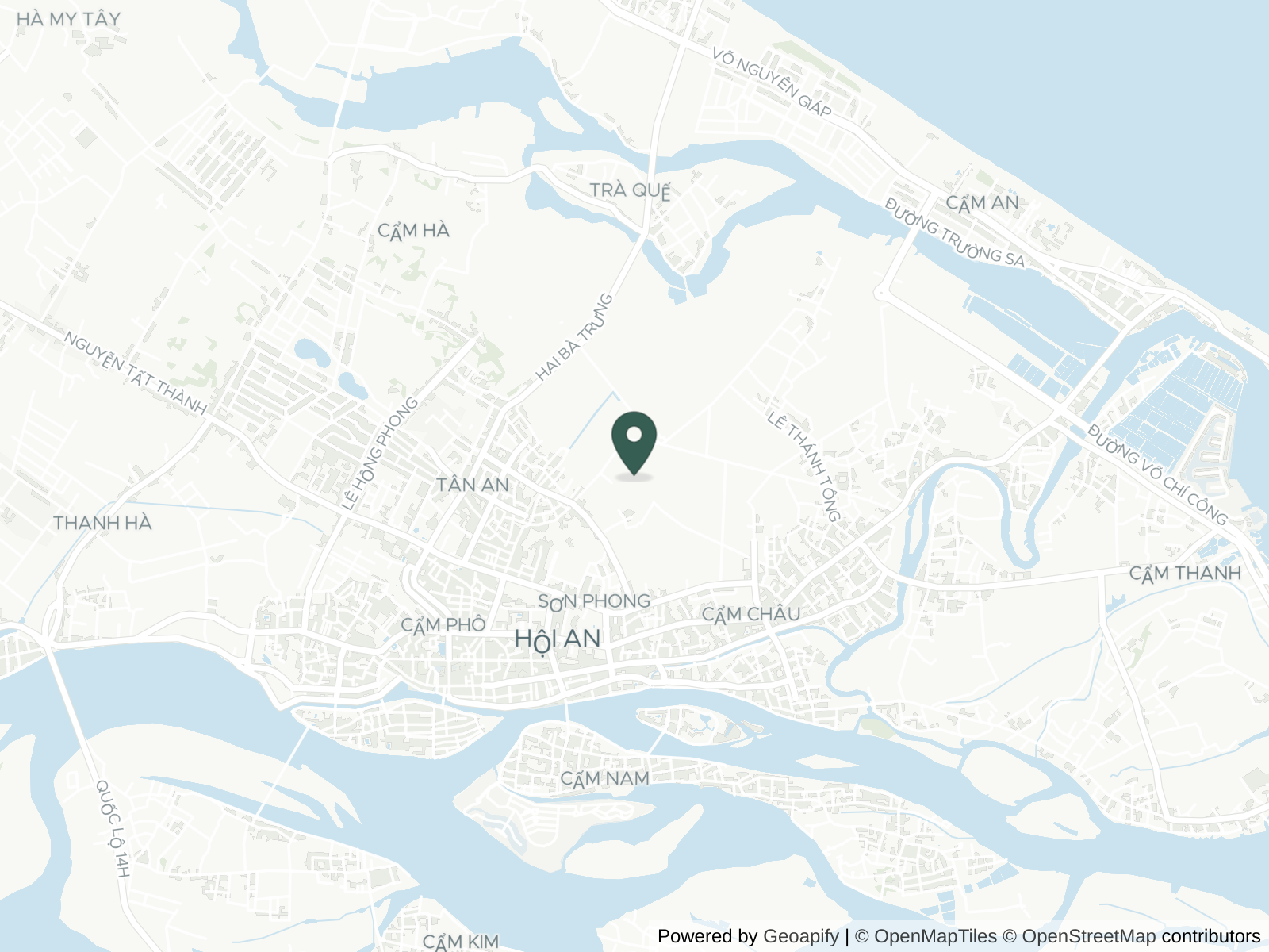Map of Hoi An
