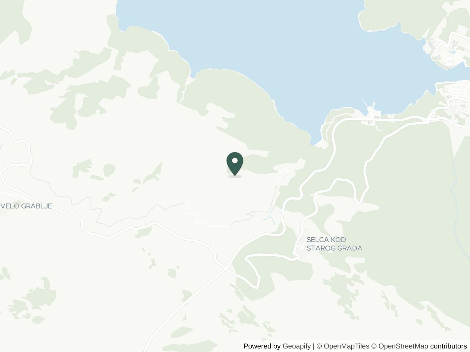 Map of Hvar