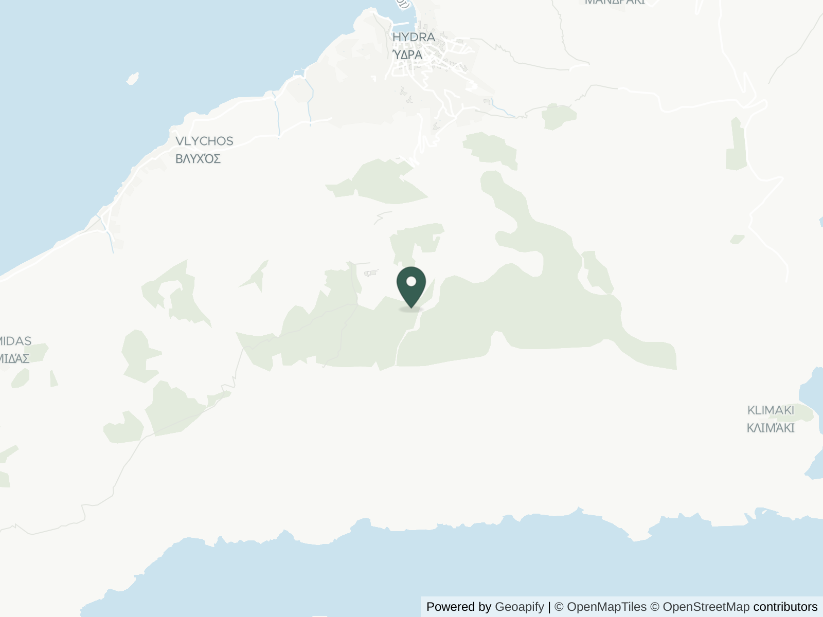 Map of Hydra