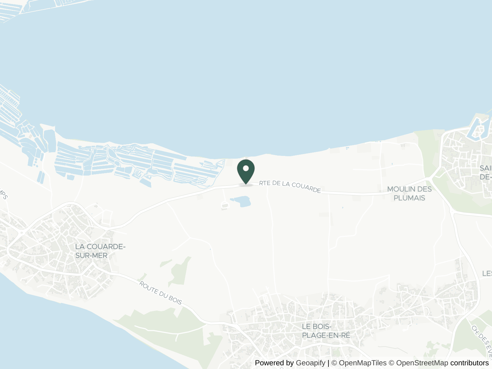 Map of Île de Ré
