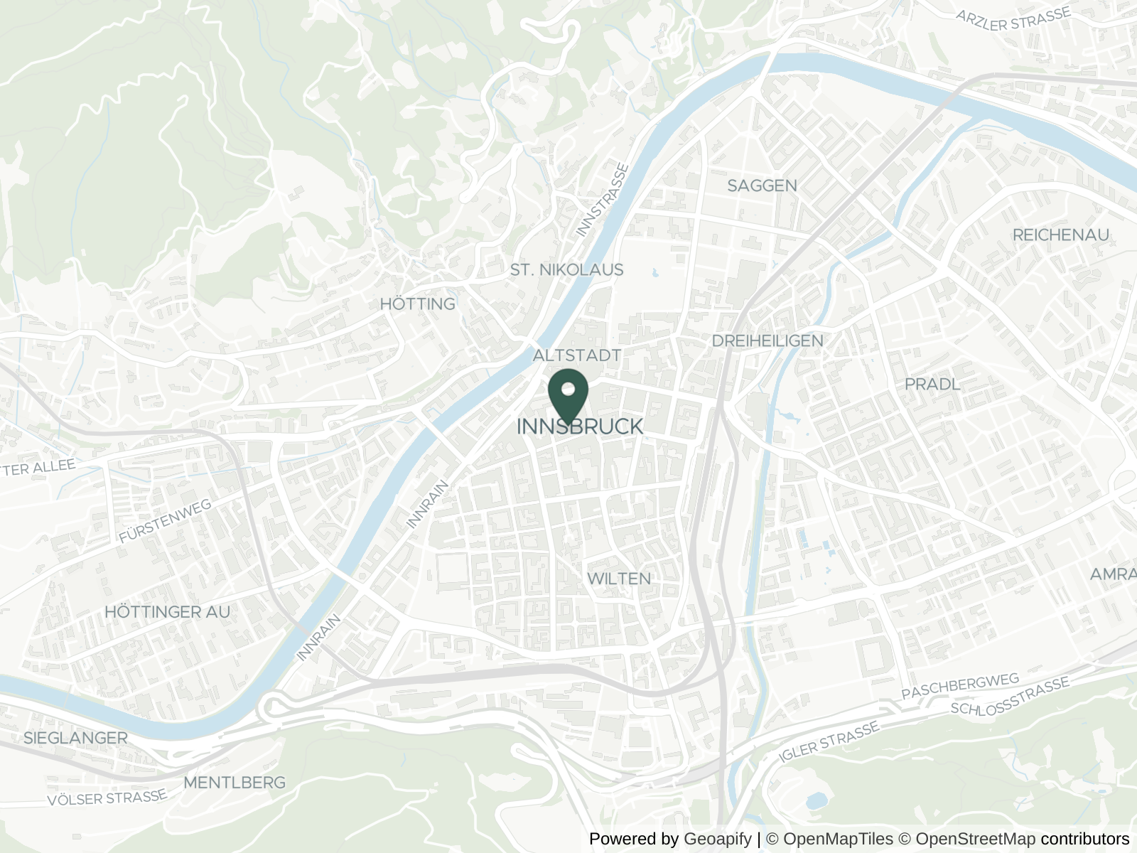 Map of Innsbruck
