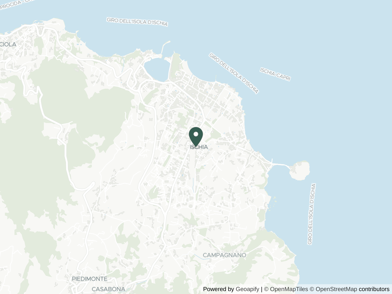 Map of Ischia