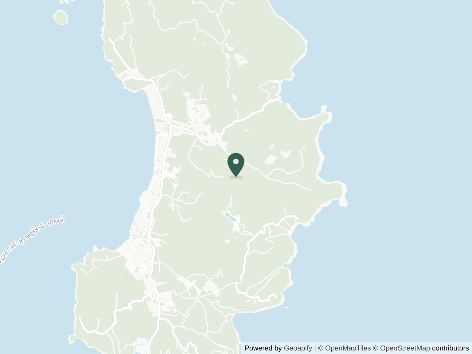 Map of Ko Tao
