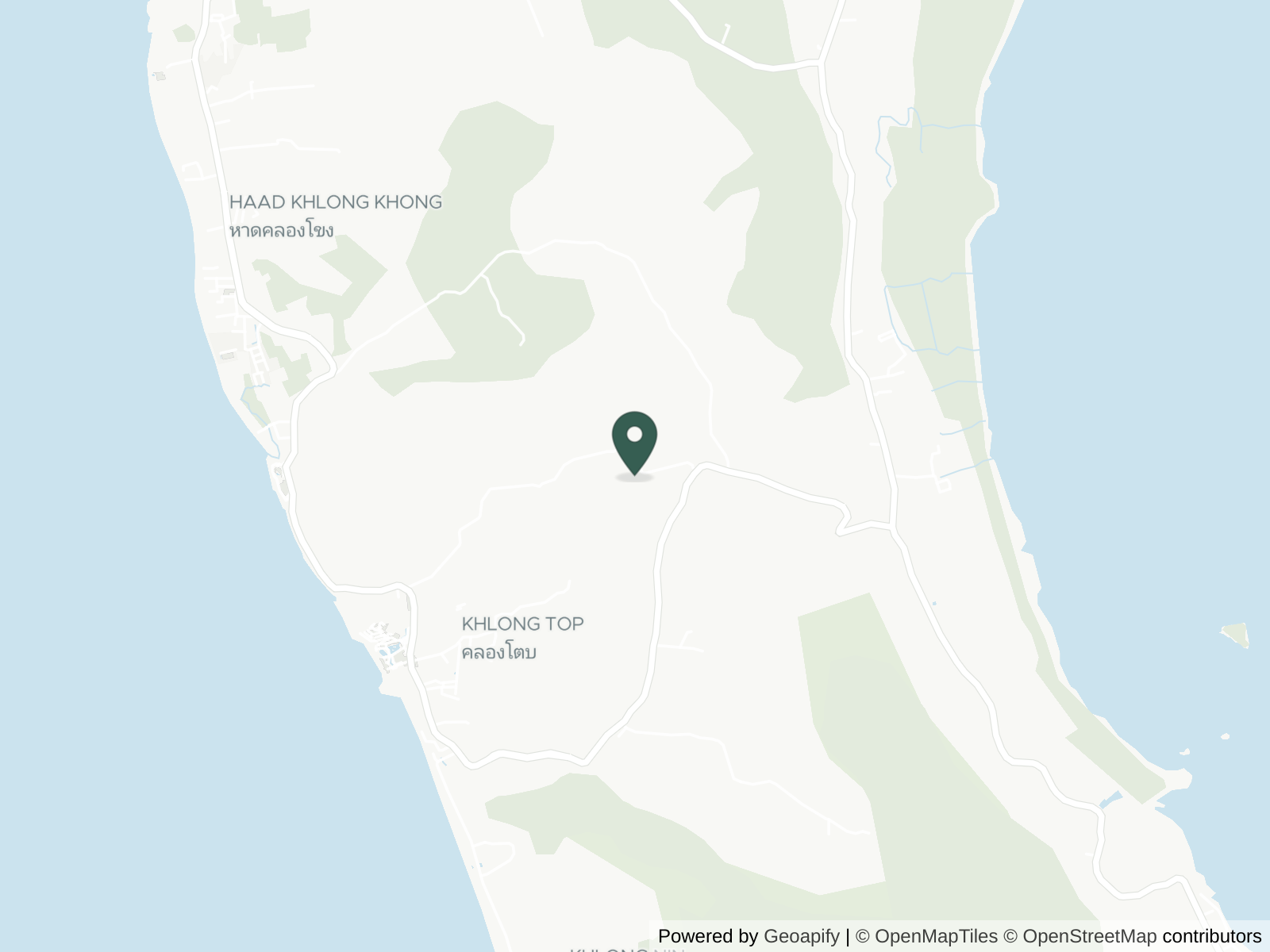 Map of Koh Lanta