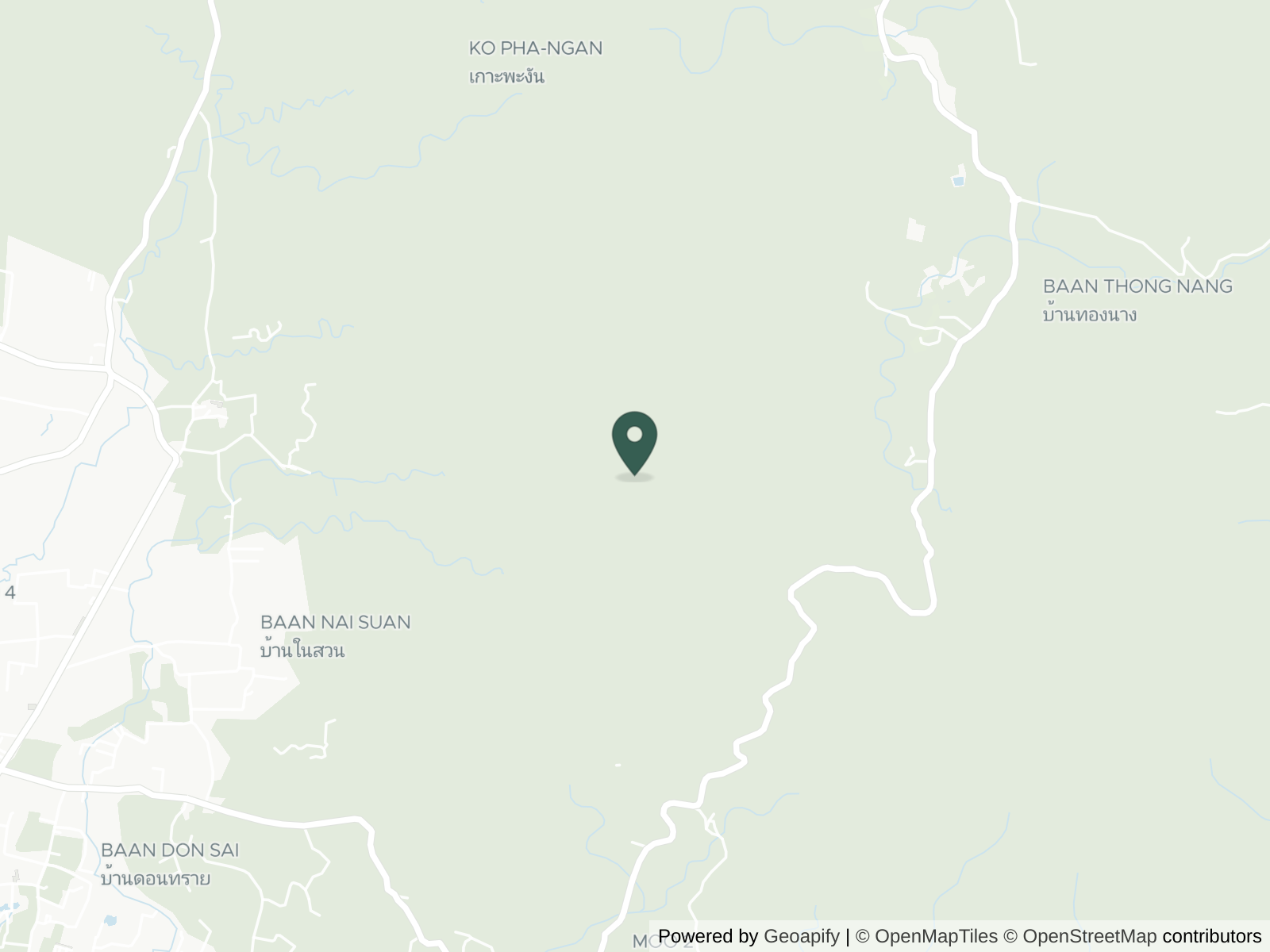 Map of Koh Phangan