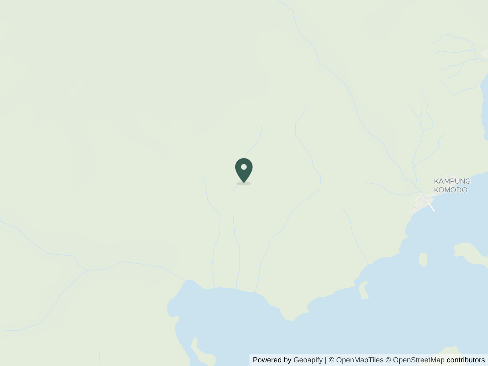 Map of Komodo
