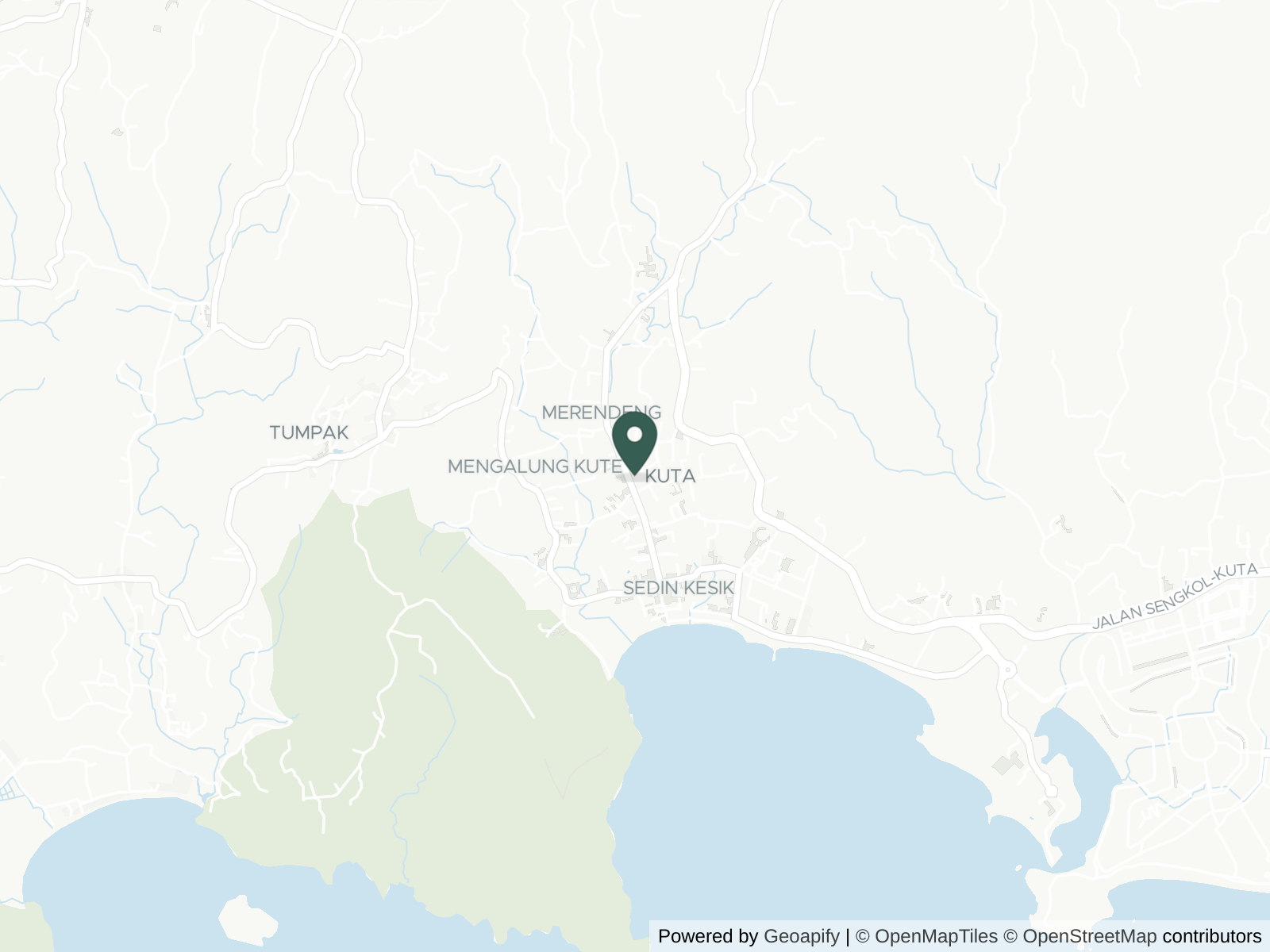 Map of Kuta