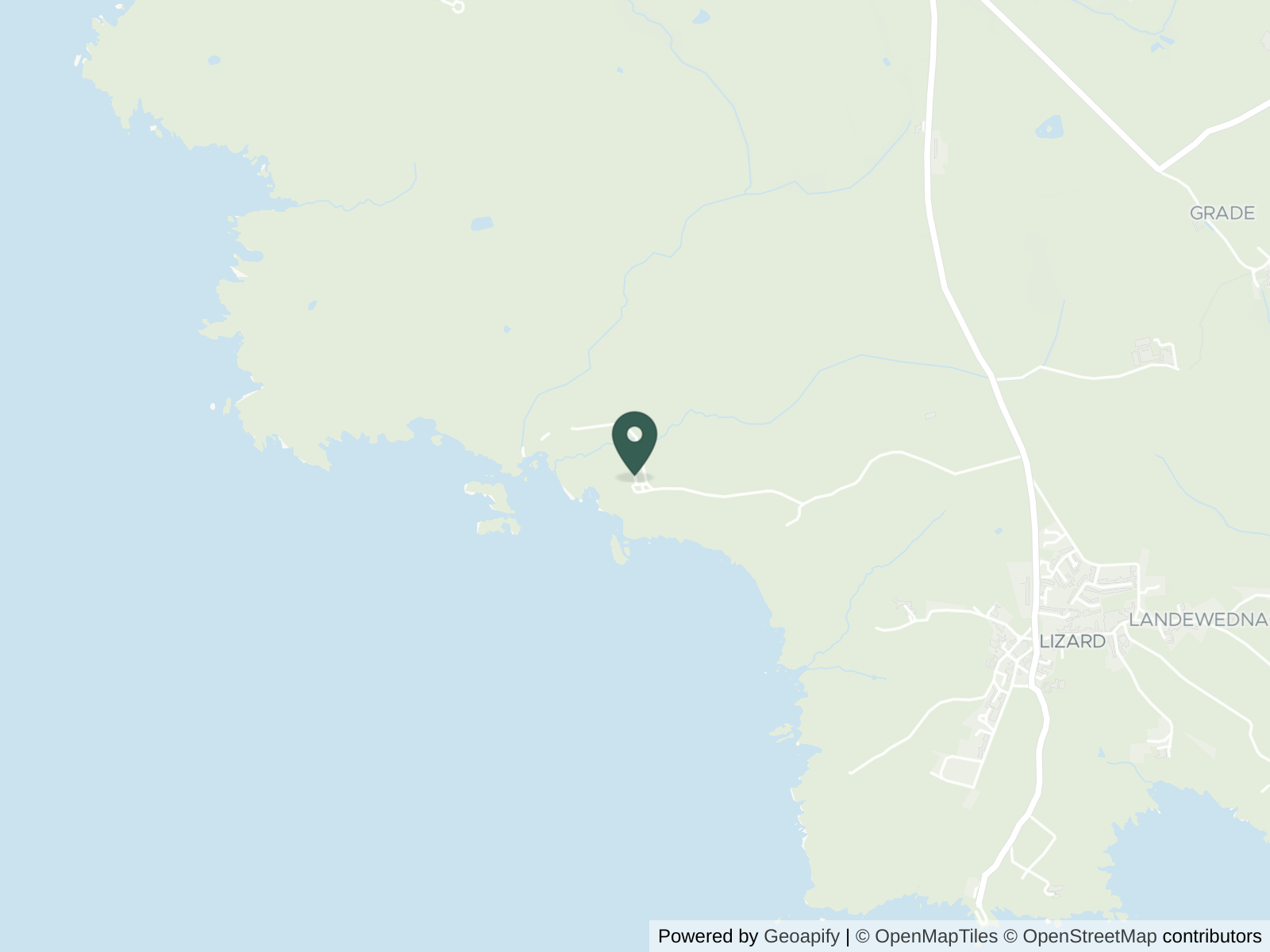 Map of Kynance Cove