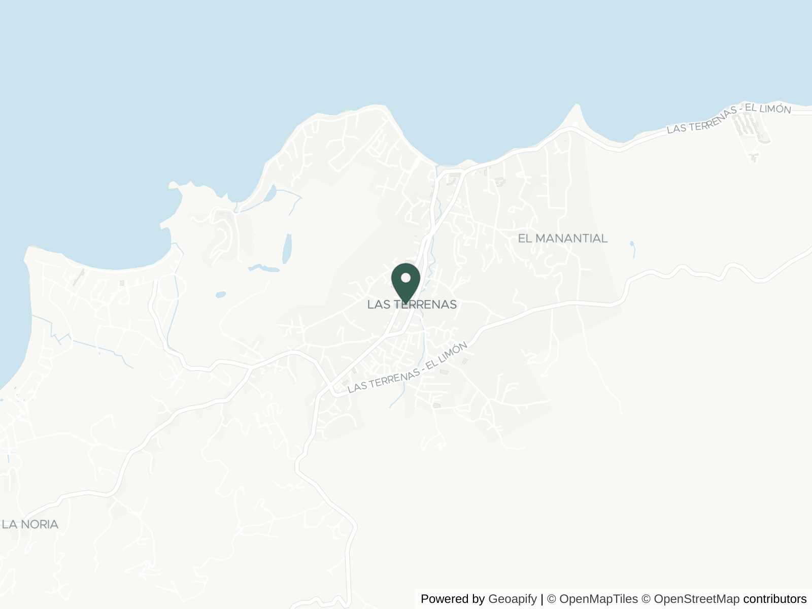 Map of Las Terrenas