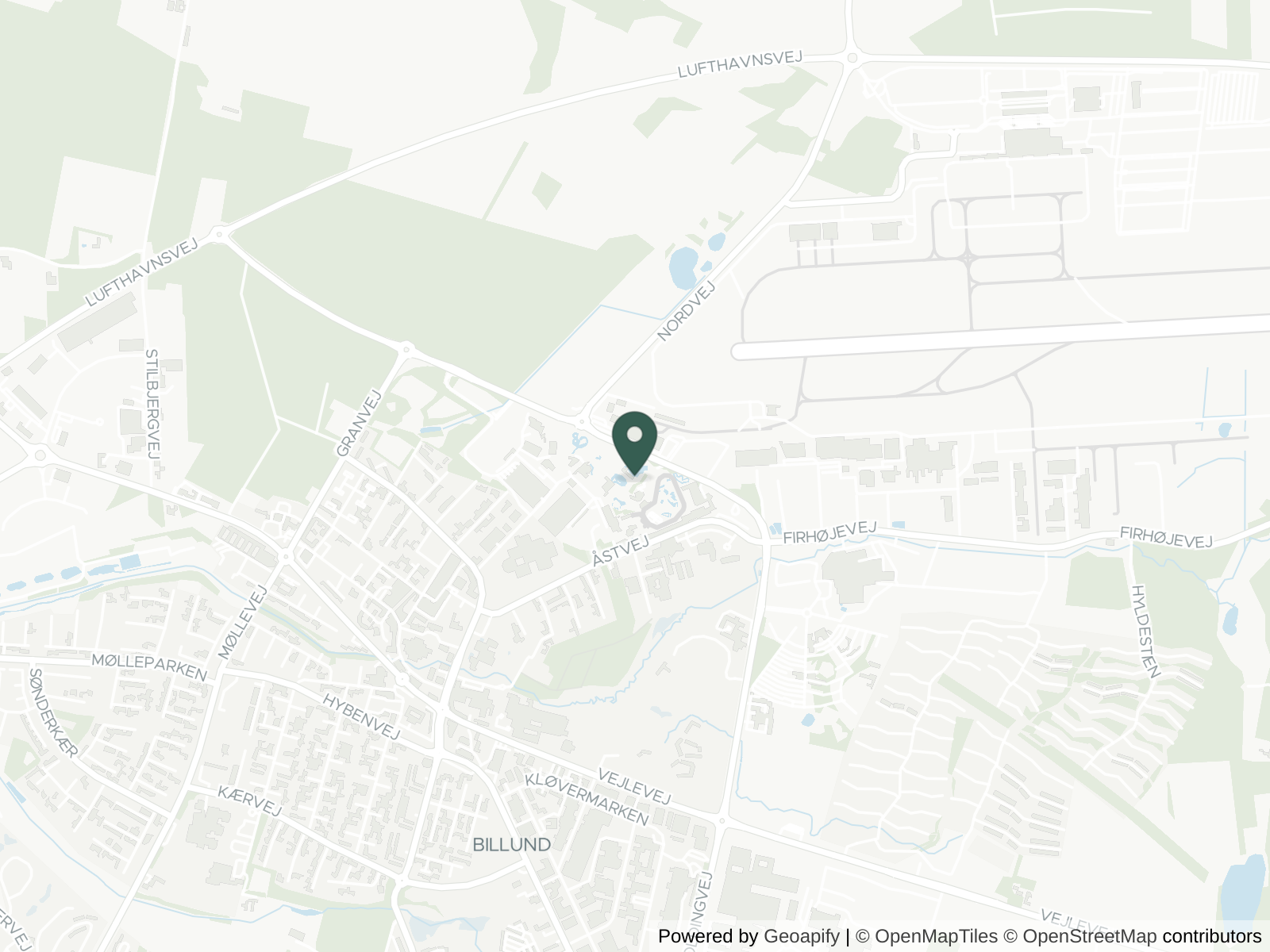 Map of Legoland Billund