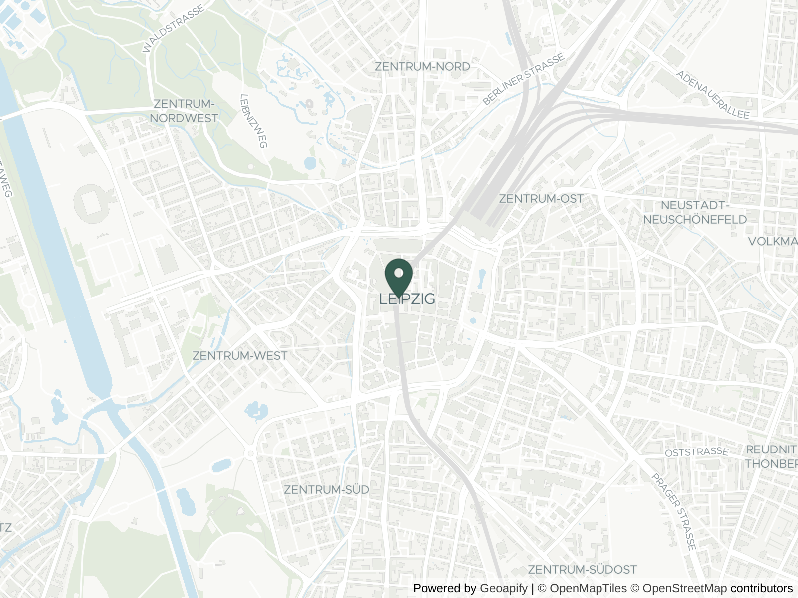 Map of Leipzig