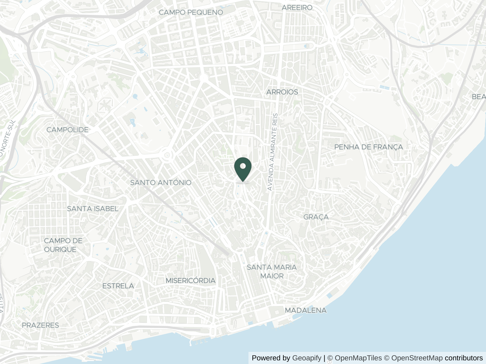 Map of Lisbon